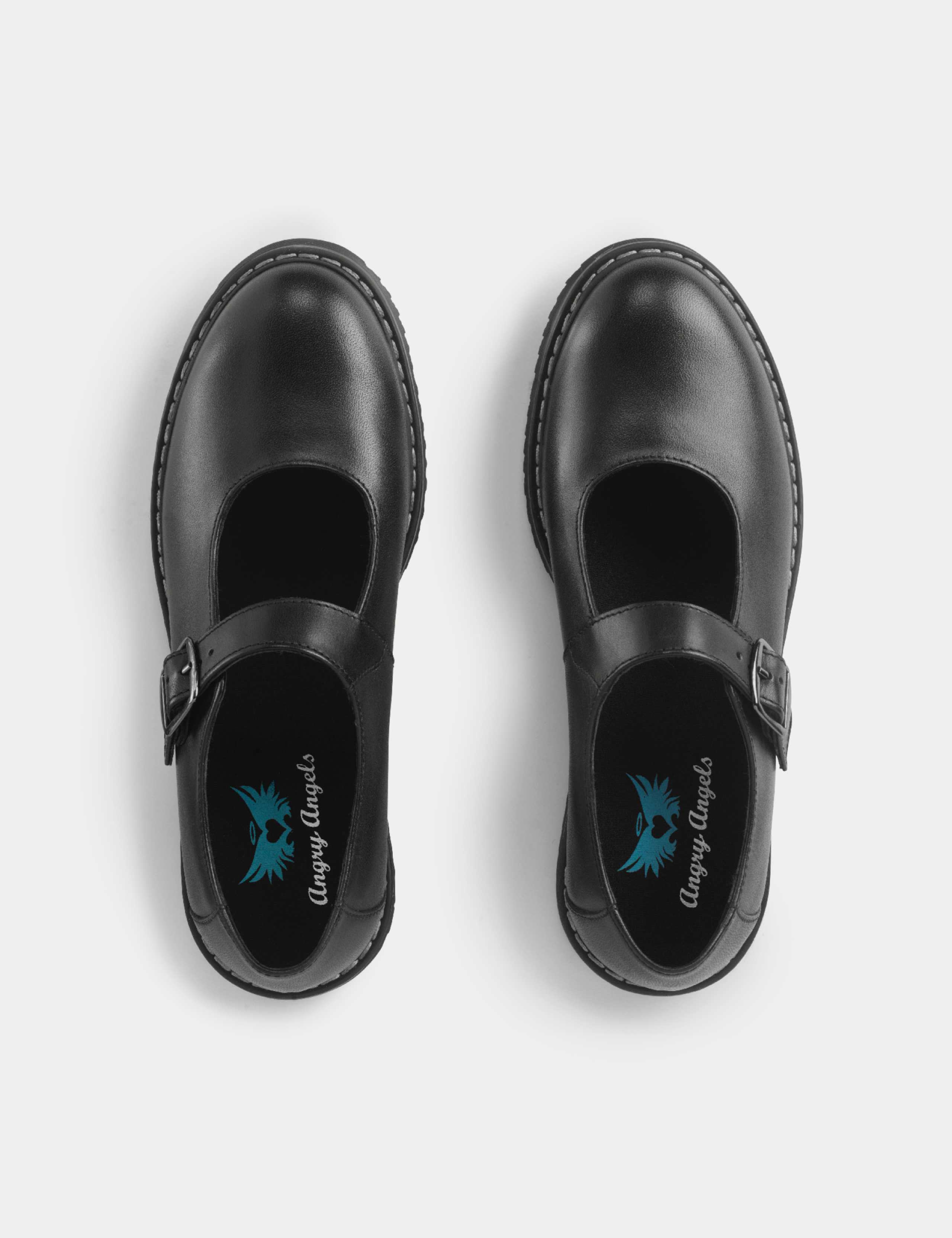 Kids' Leather Mary Jane Schoolwear Shoes (12.5 Small - 9 Large) 3 of 6