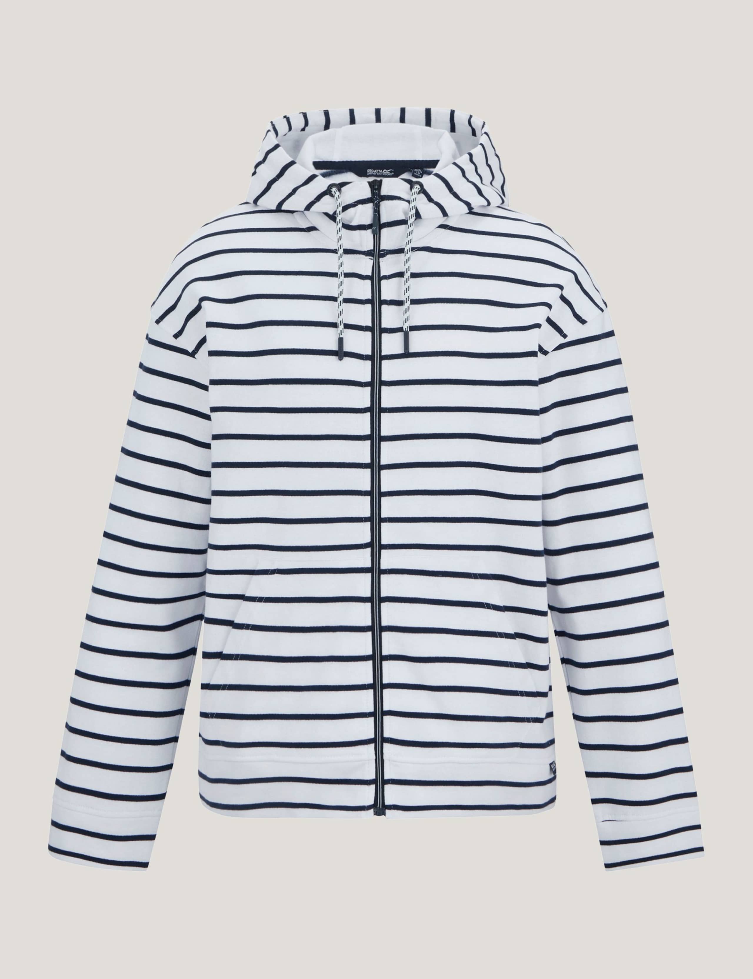 Bayletta Cotton Rich Striped Zip Up Hoodie 2 of 6