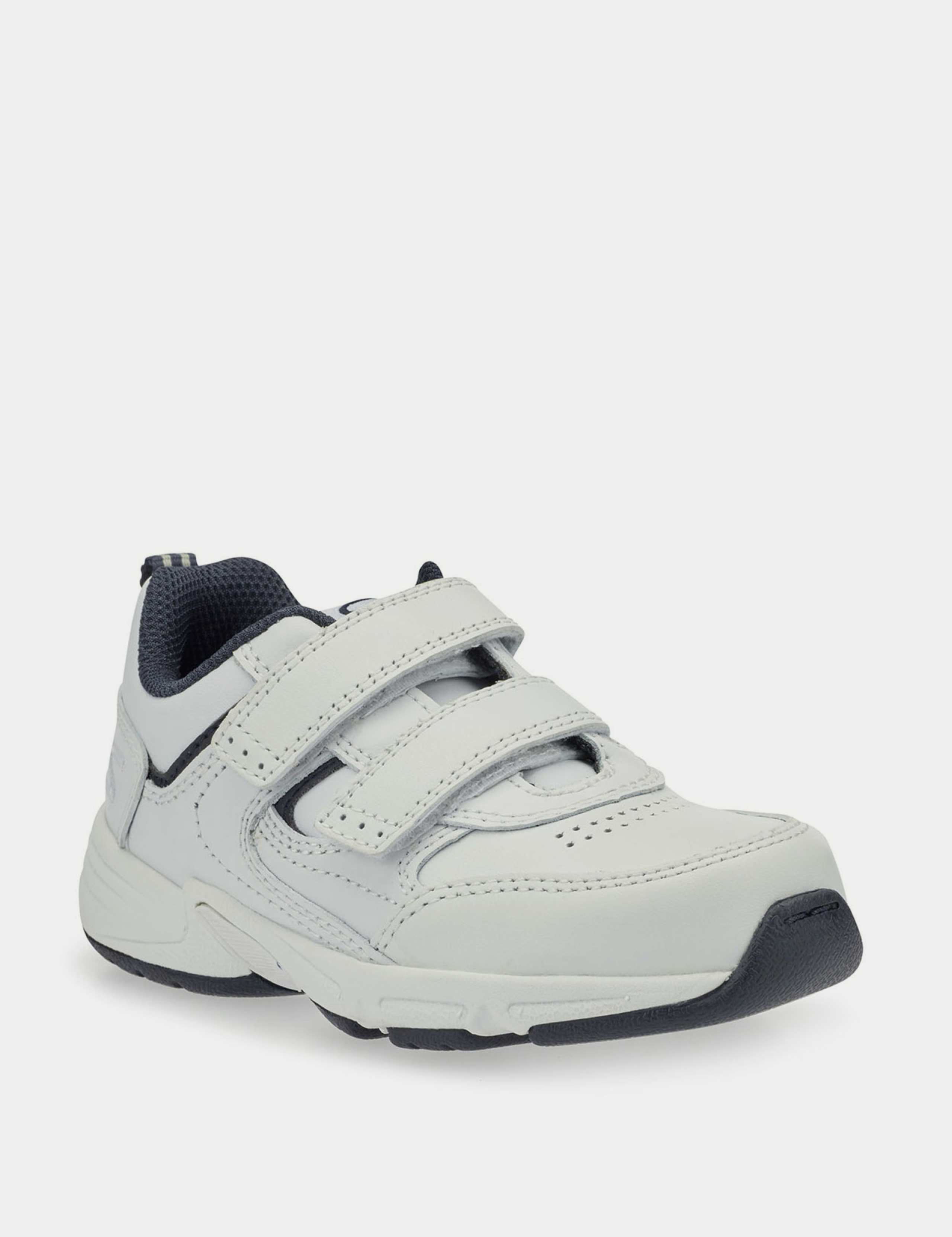 Kids' Leather Riptape School Shoes (9 Small - 5½ Large) 2 of 6
