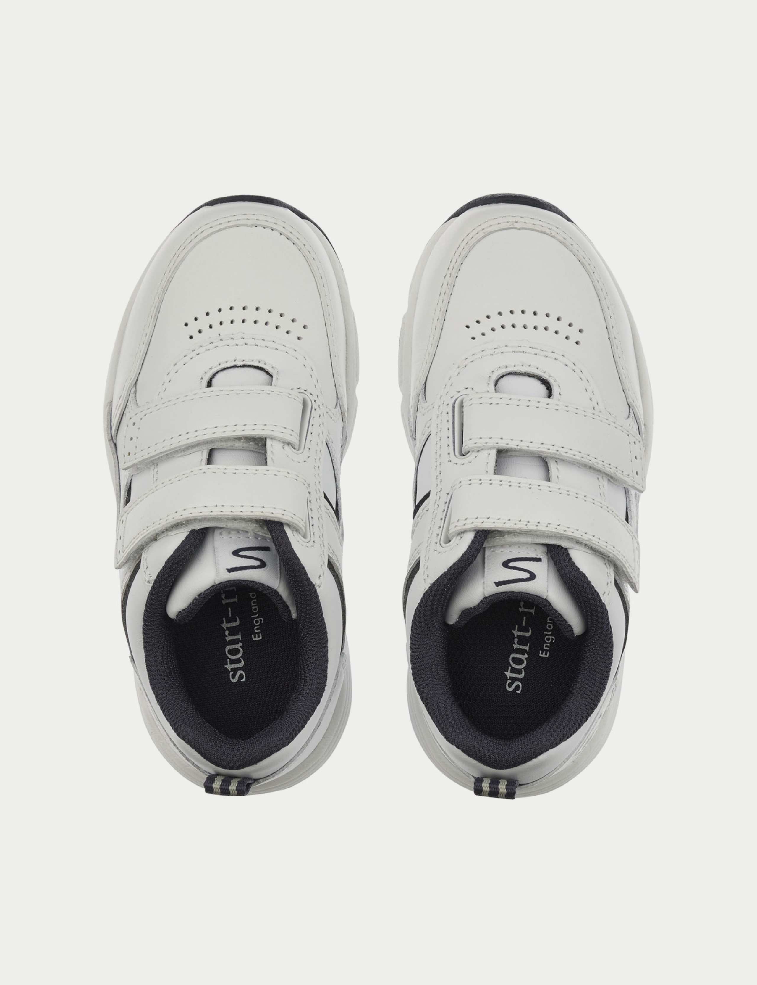 Kids' Leather Riptape School Shoes (9 Small - 5½ Large) 3 of 6