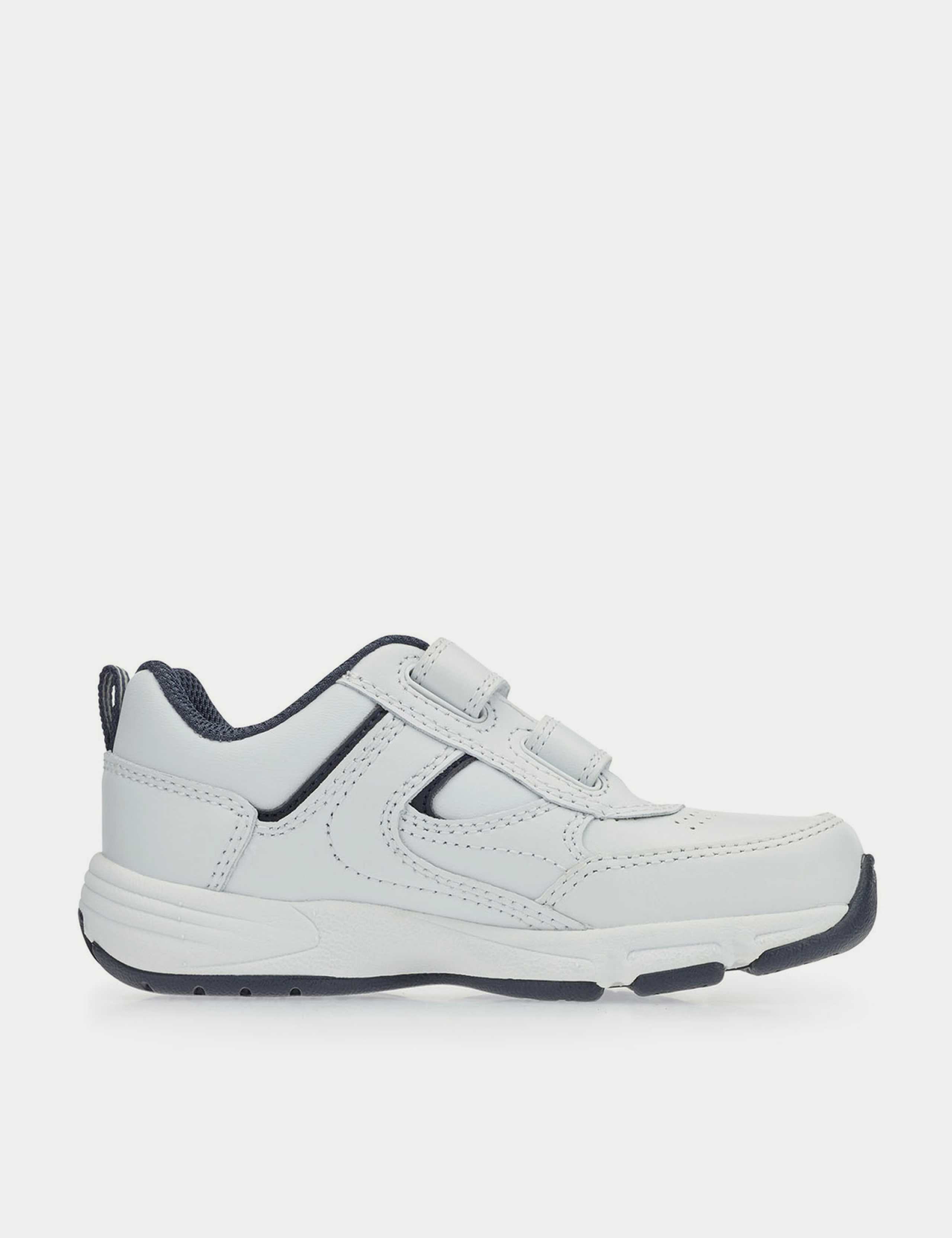 Kids' Leather Riptape School Shoes (9 Small - 5½ Large) 6 of 6