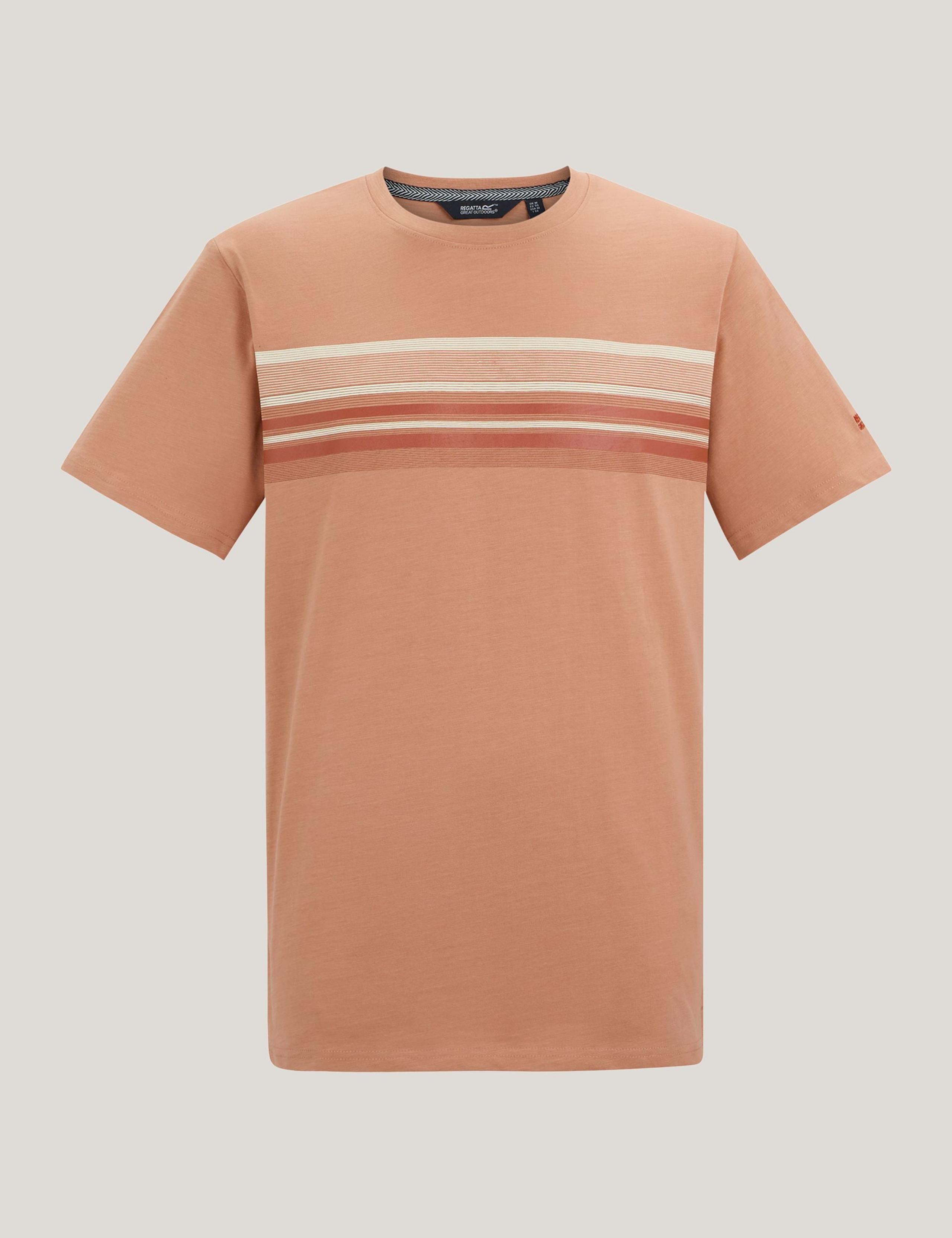 Rendro Pure Cotton Striped T-Shirt 2 of 5
