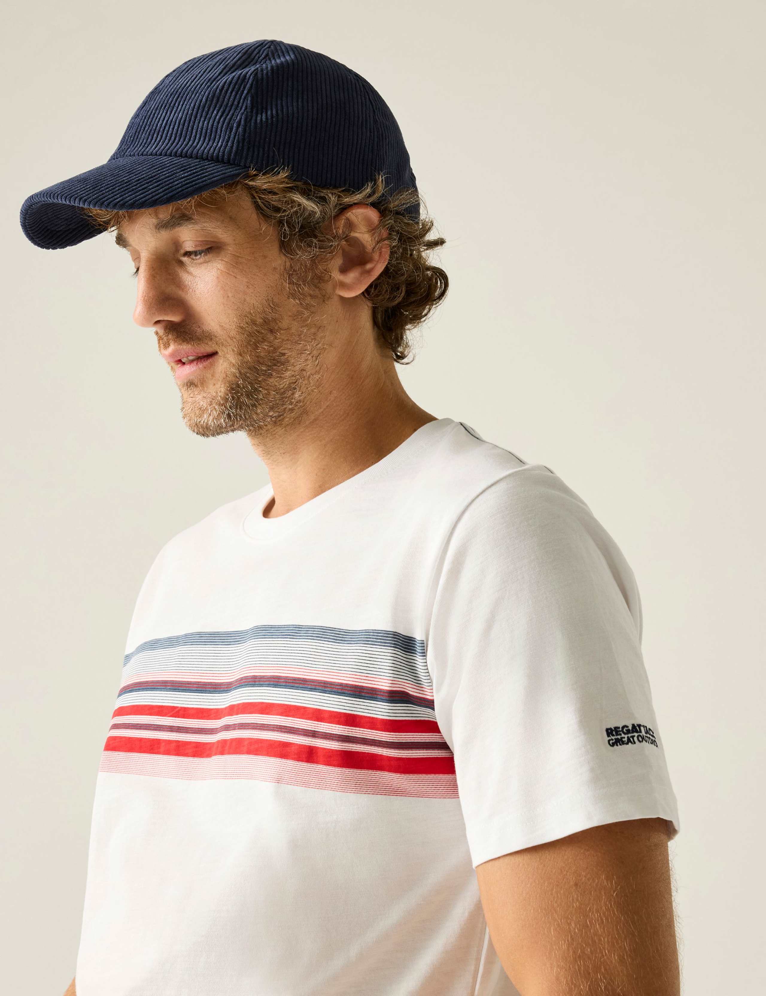Rendro Pure Cotton Striped T-Shirt 4 of 5