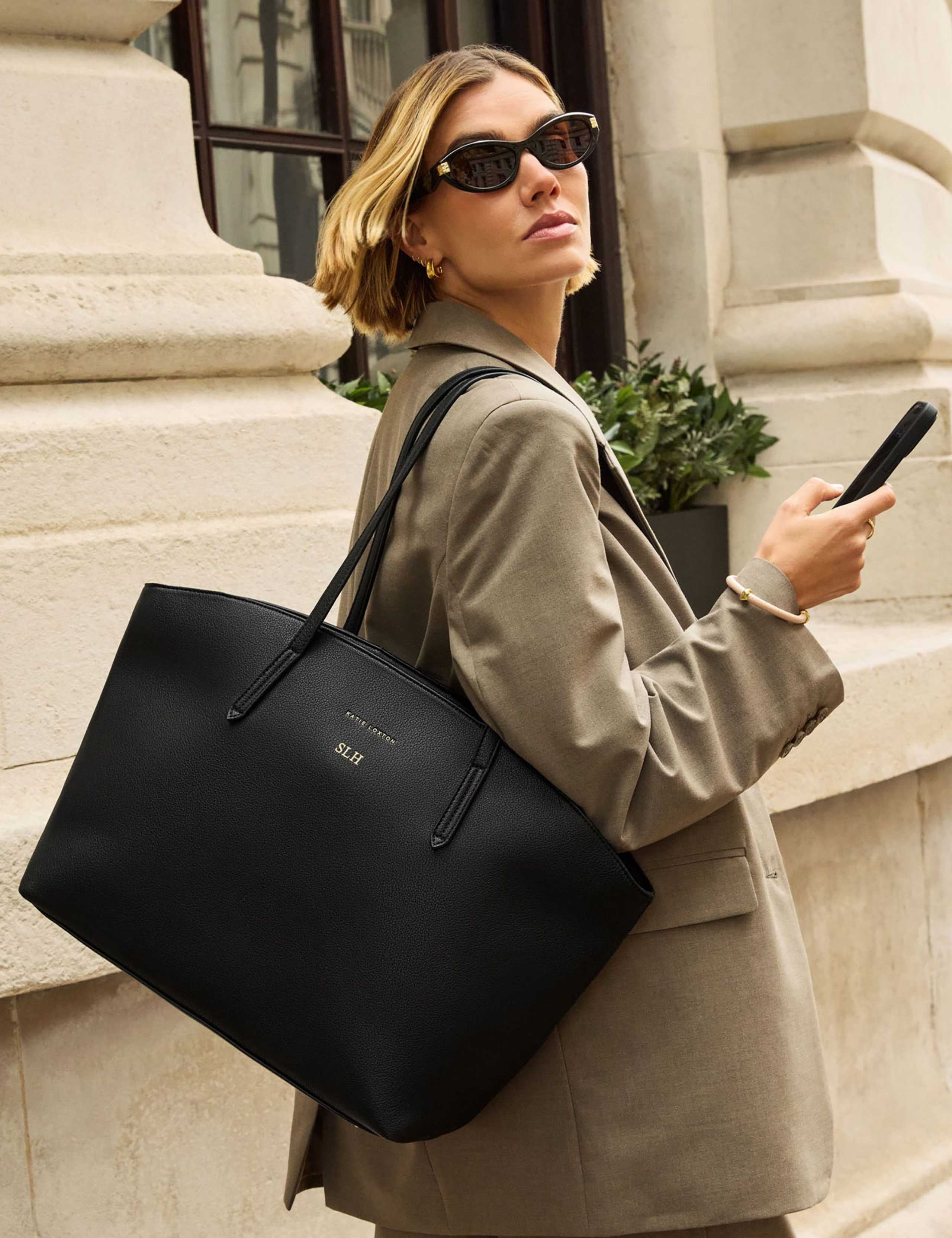 Personalised Faux Leather Tote Bag 2 of 7