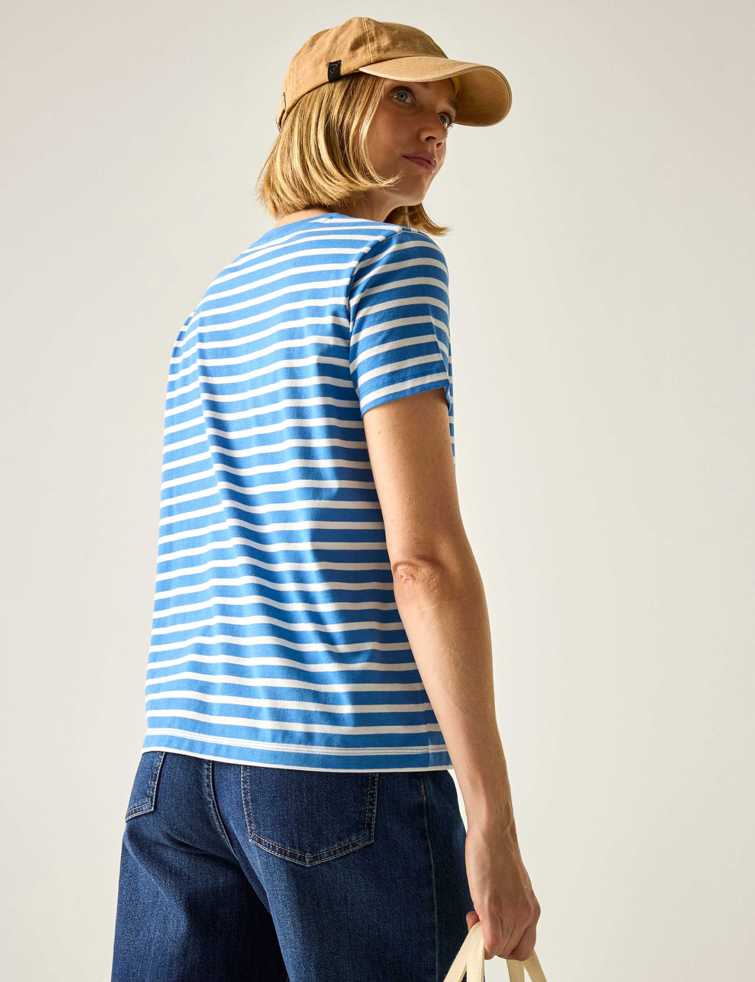 Bayletta Cotton Rich Striped T-Shirt 5 of 7
