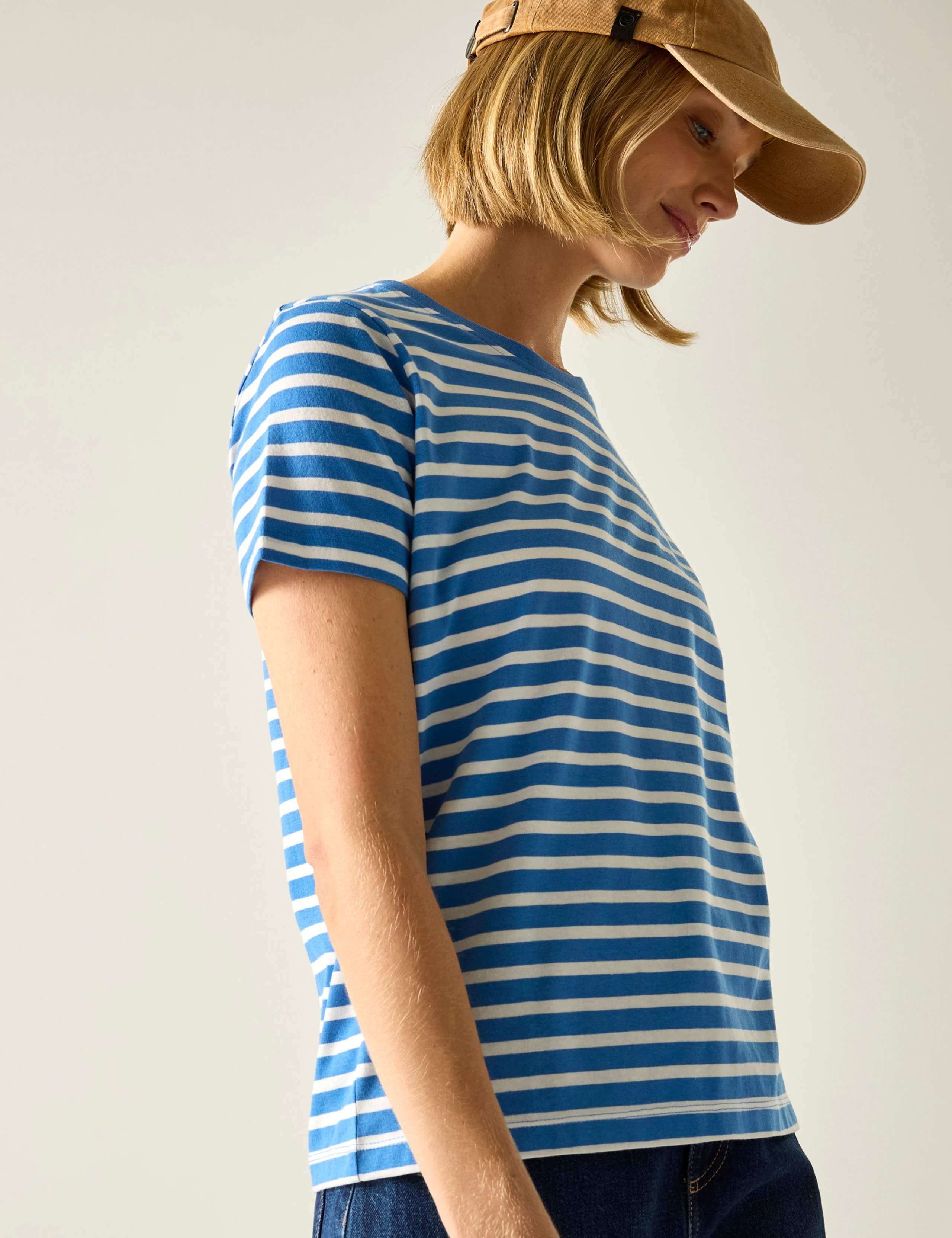 Bayletta Cotton Rich Striped T-Shirt 6 of 7