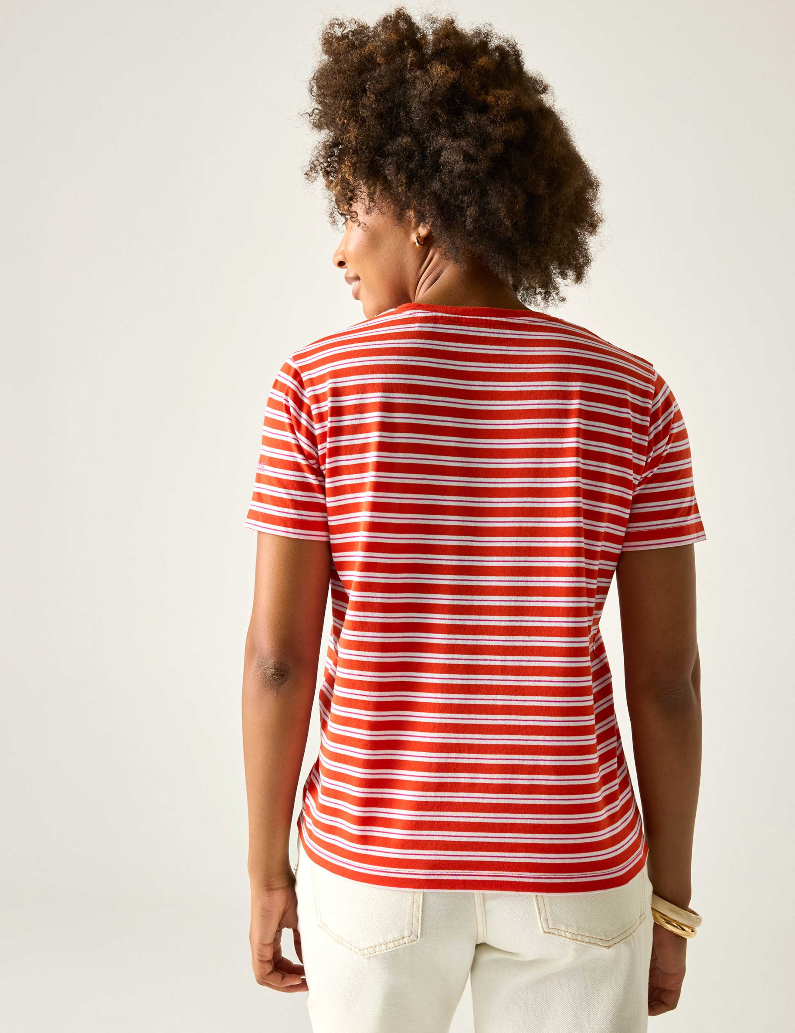 Bayletta Cotton Rich Striped T-Shirt 5 of 6