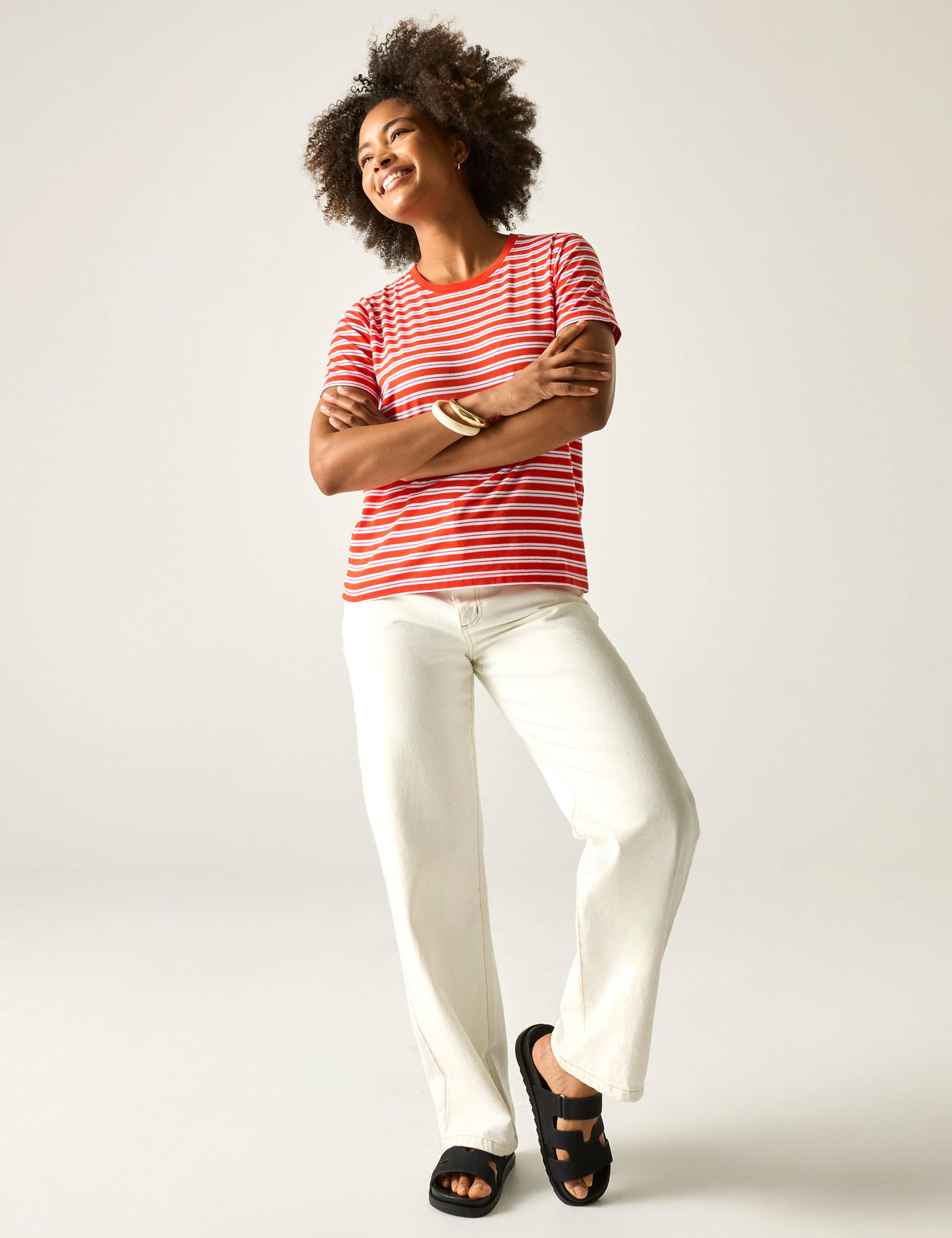 Bayletta Cotton Rich Striped T-Shirt 6 of 6