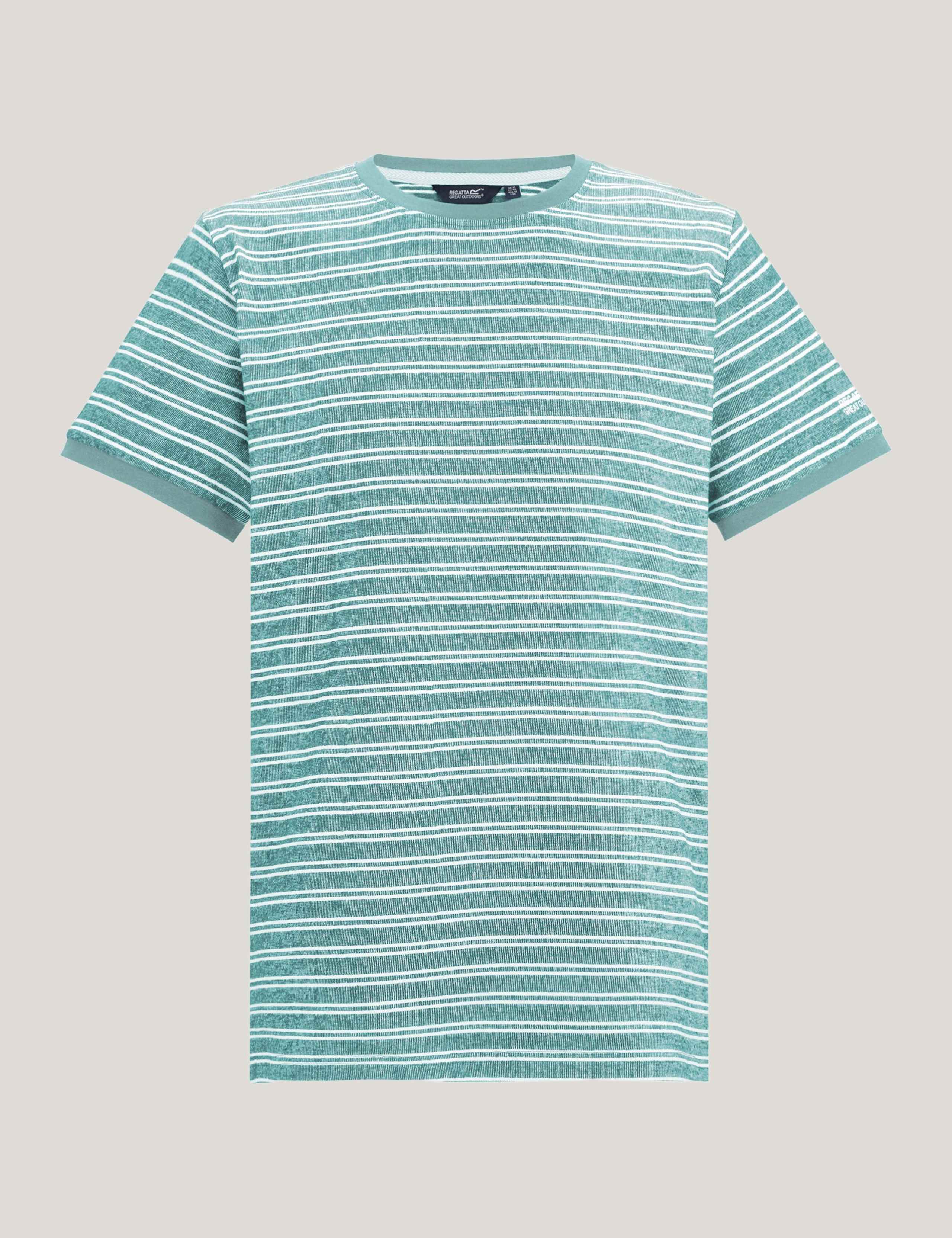 Benlin Pure Cotton Striped T-Shirt 2 of 5