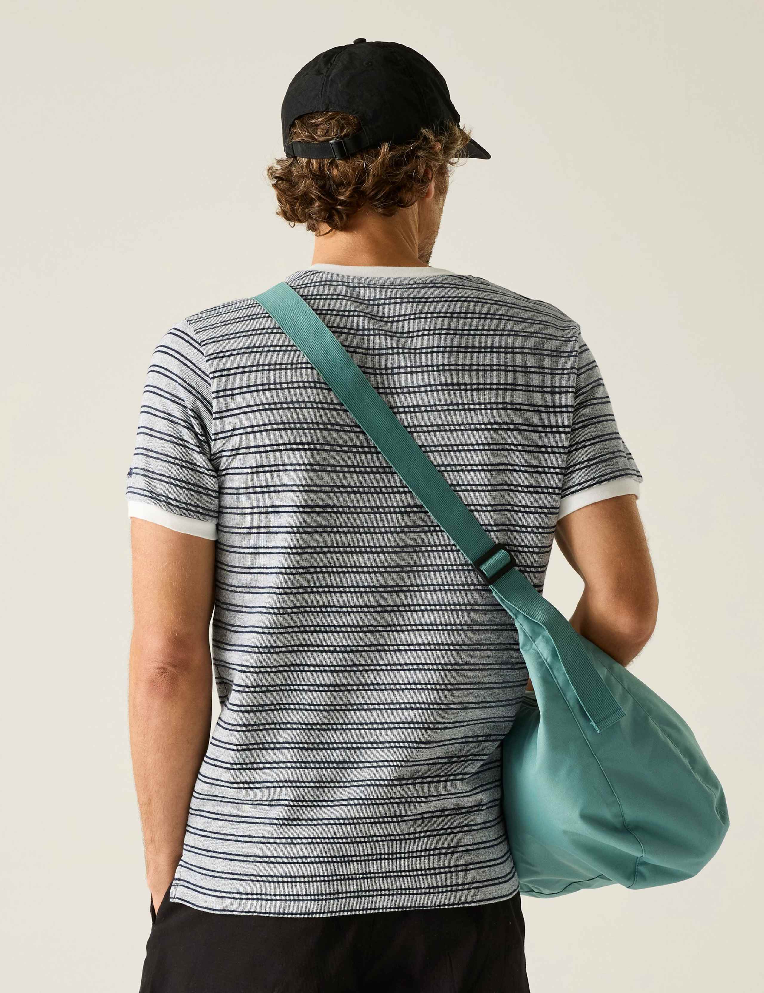 Benlin Pure Cotton Striped T-Shirt 5 of 5