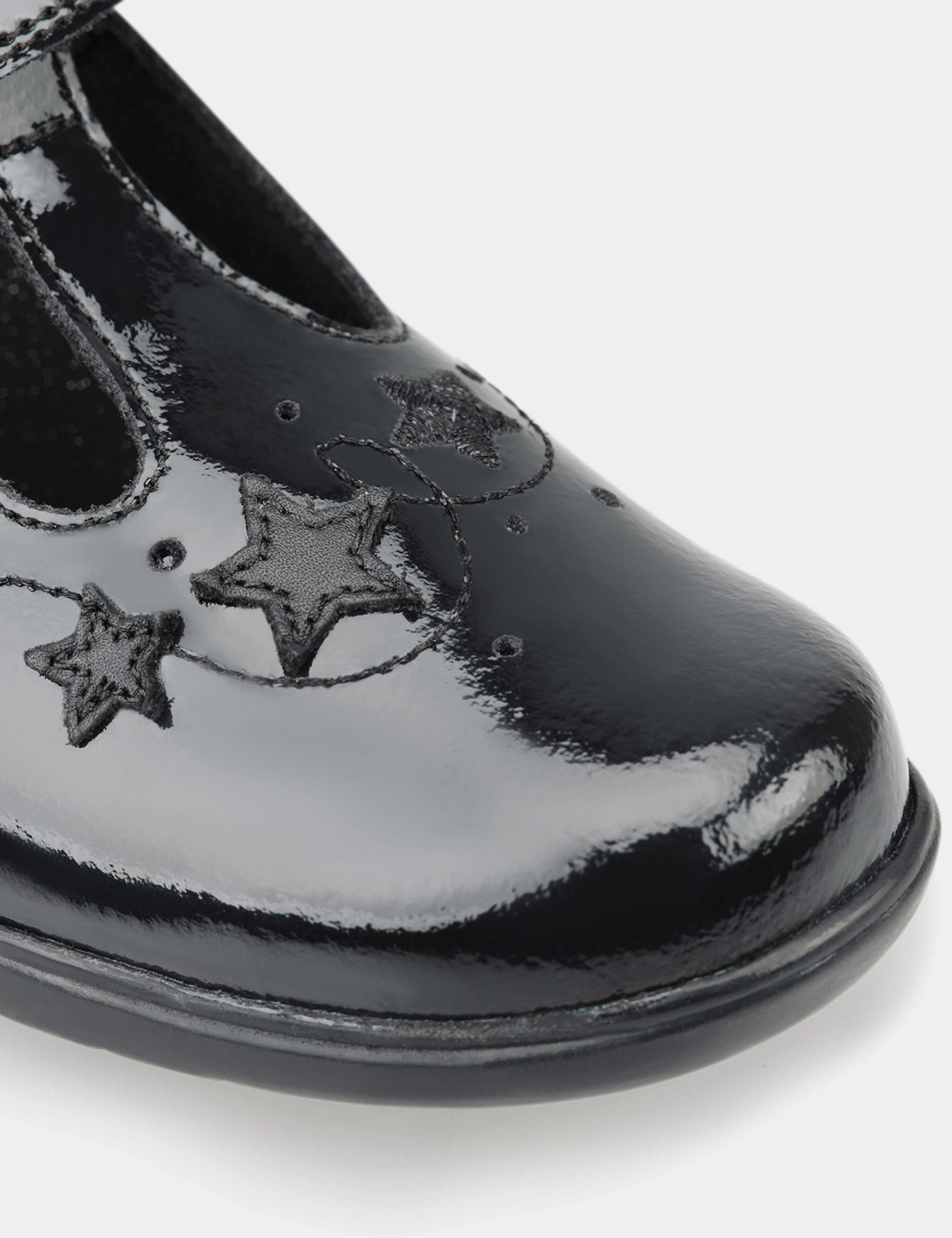 Kids' Leather T Bar Schoolwear Shoes (9 Small - 2 Large) 4 of 7