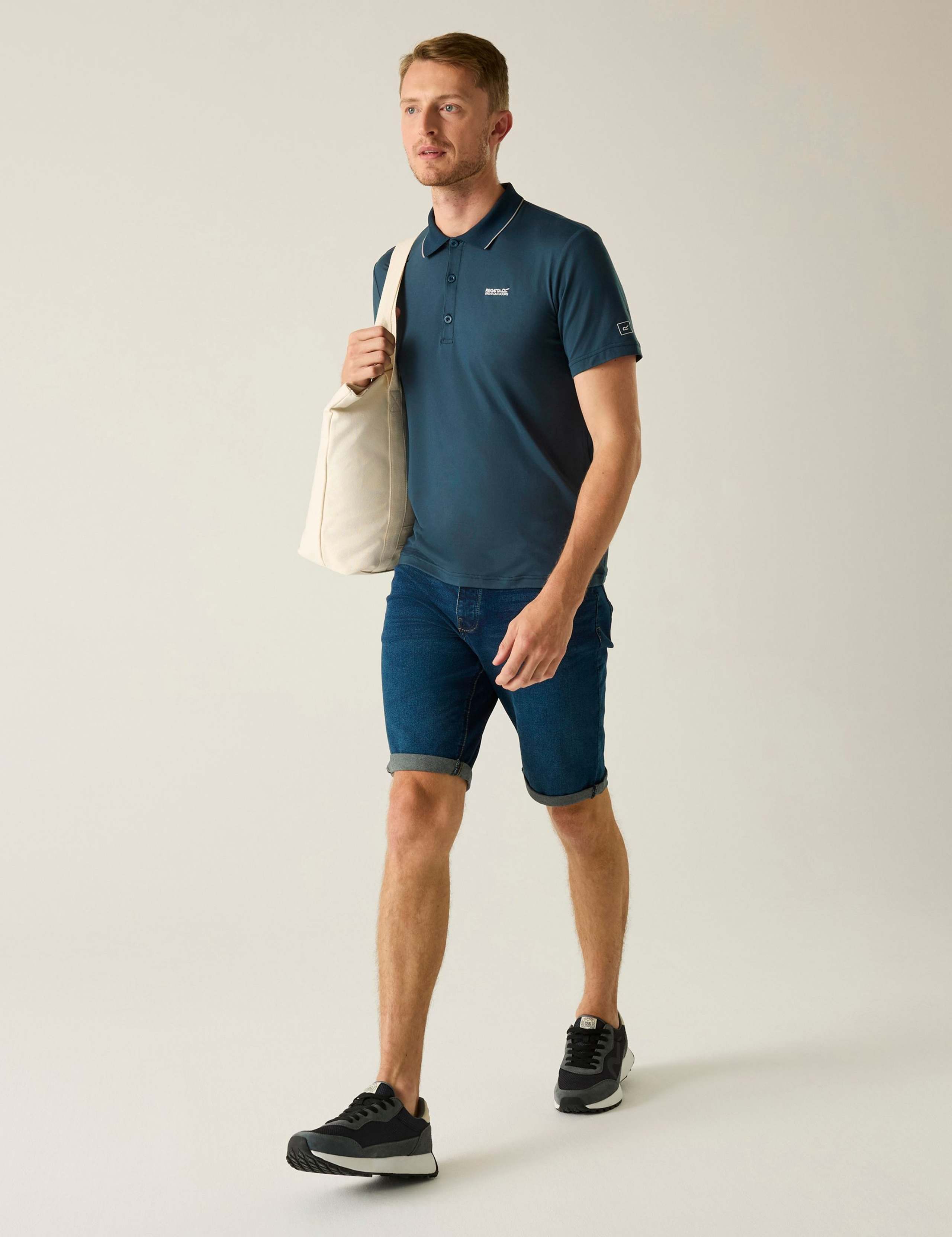 Maverik Stretch Tipped Collar Polo Shirt 4 of 6