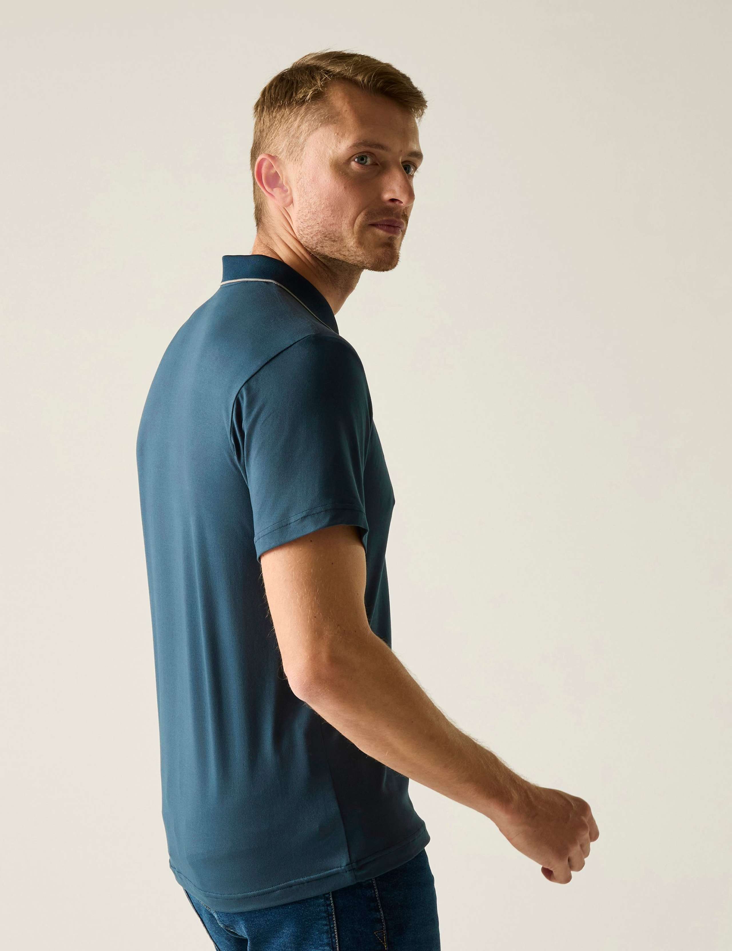 Maverik Stretch Tipped Collar Polo Shirt 5 of 6