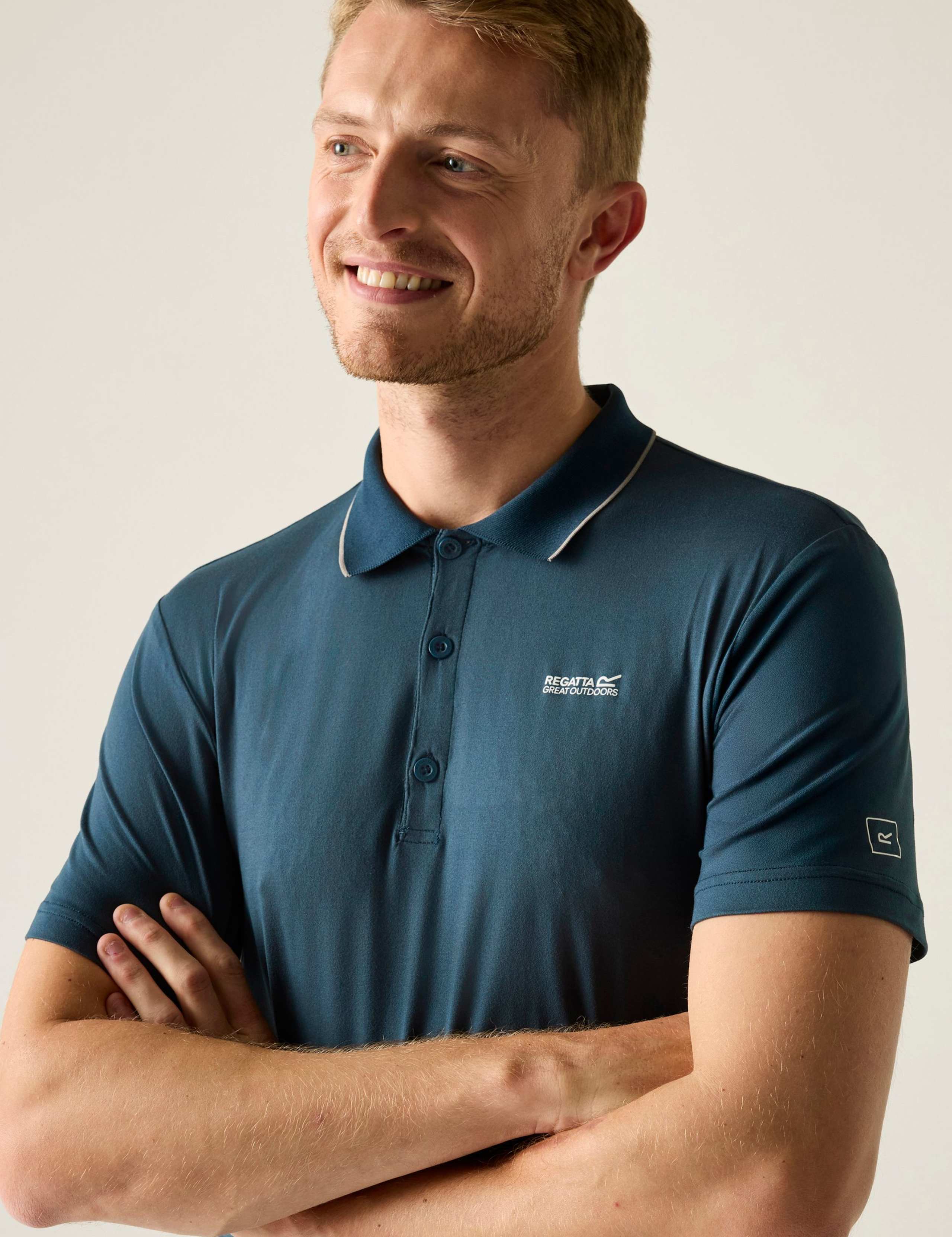 Maverik Stretch Tipped Collar Polo Shirt 6 of 6