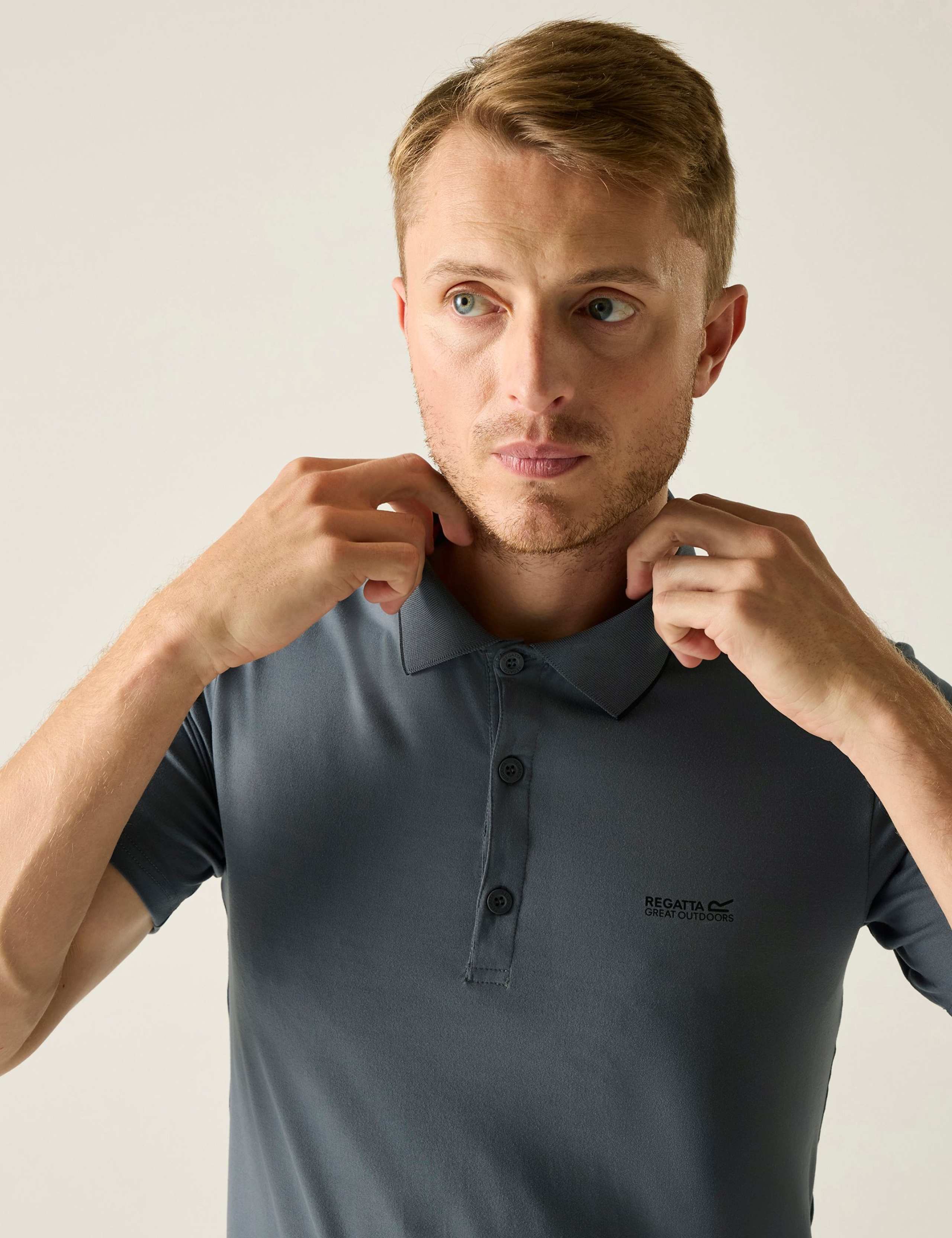 Maverik Stretch Tipped Collar Polo Shirt 4 of 6