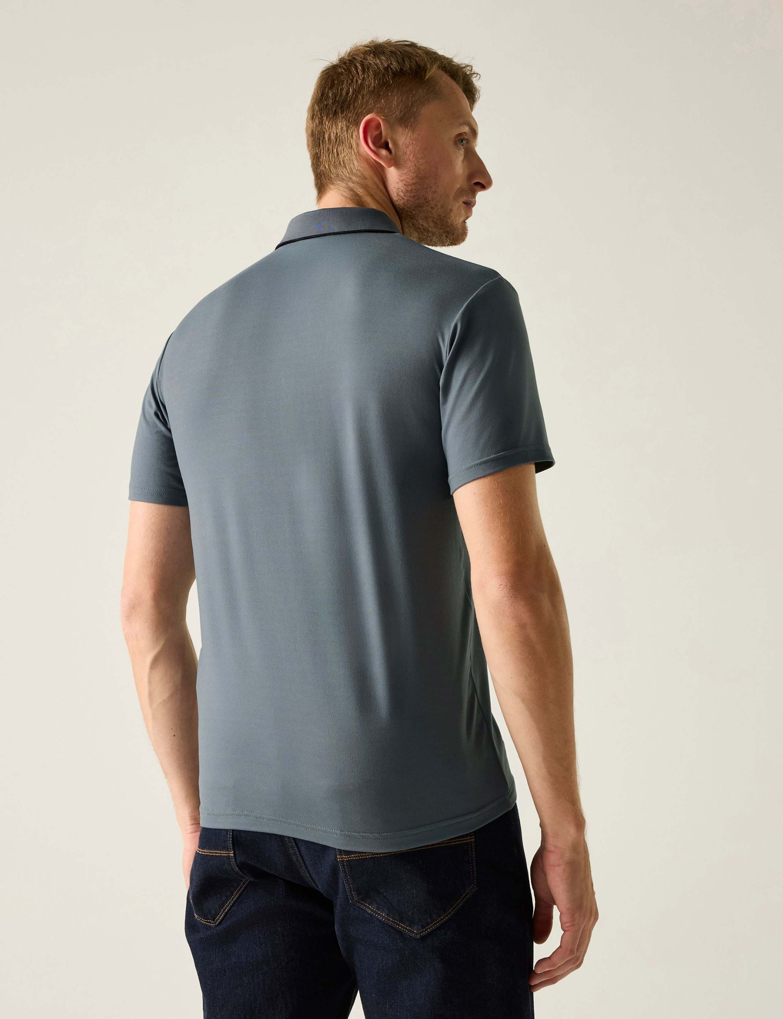 Maverik Stretch Tipped Collar Polo Shirt 5 of 6