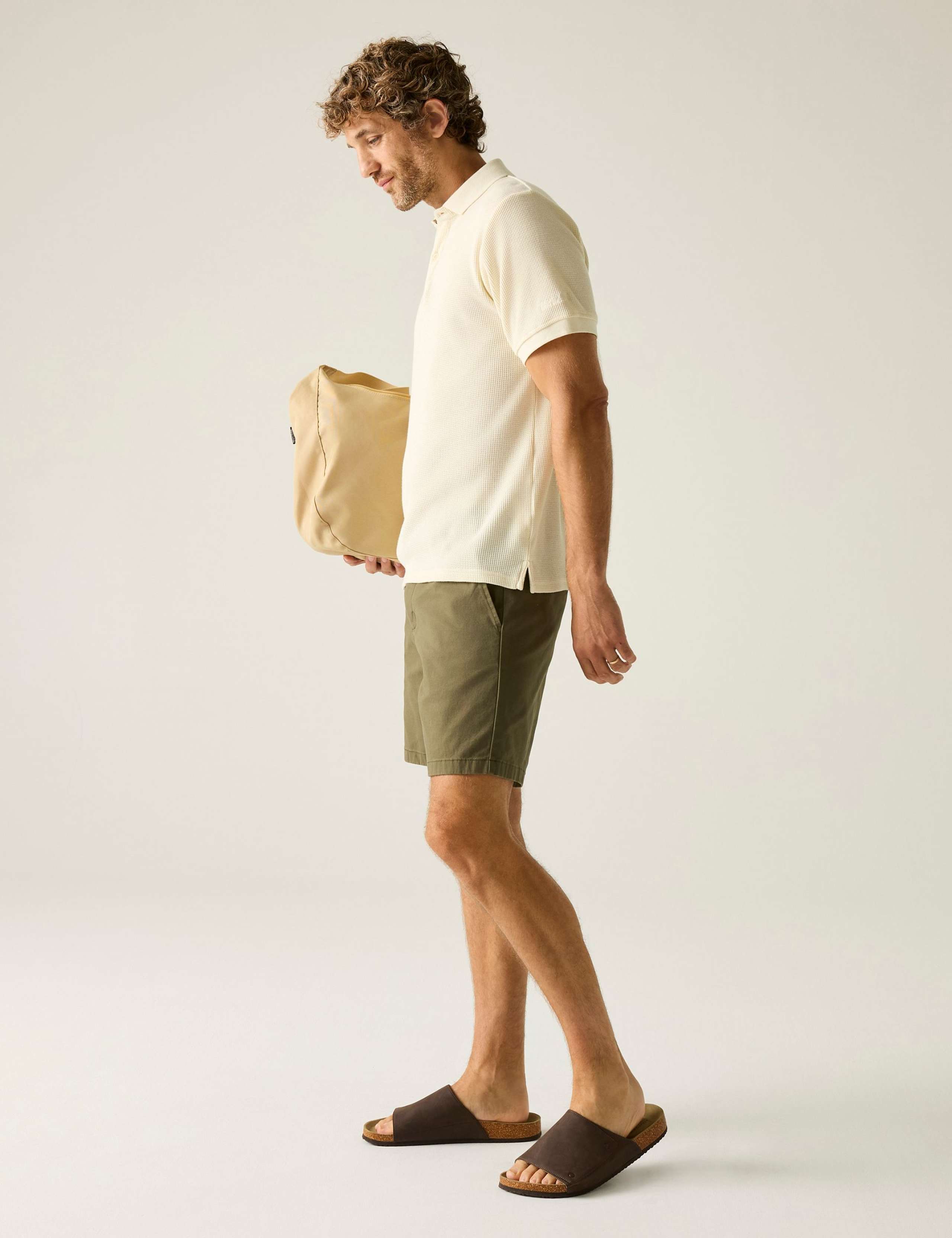 Adino Cotton Blend Waffle Polo Shirt 3 of 5