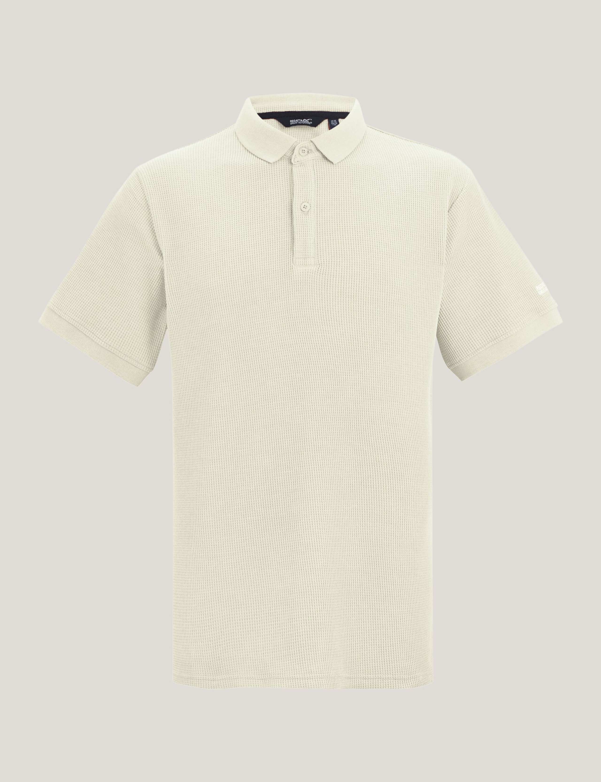 Adino Cotton Blend Waffle Polo Shirt 2 of 5