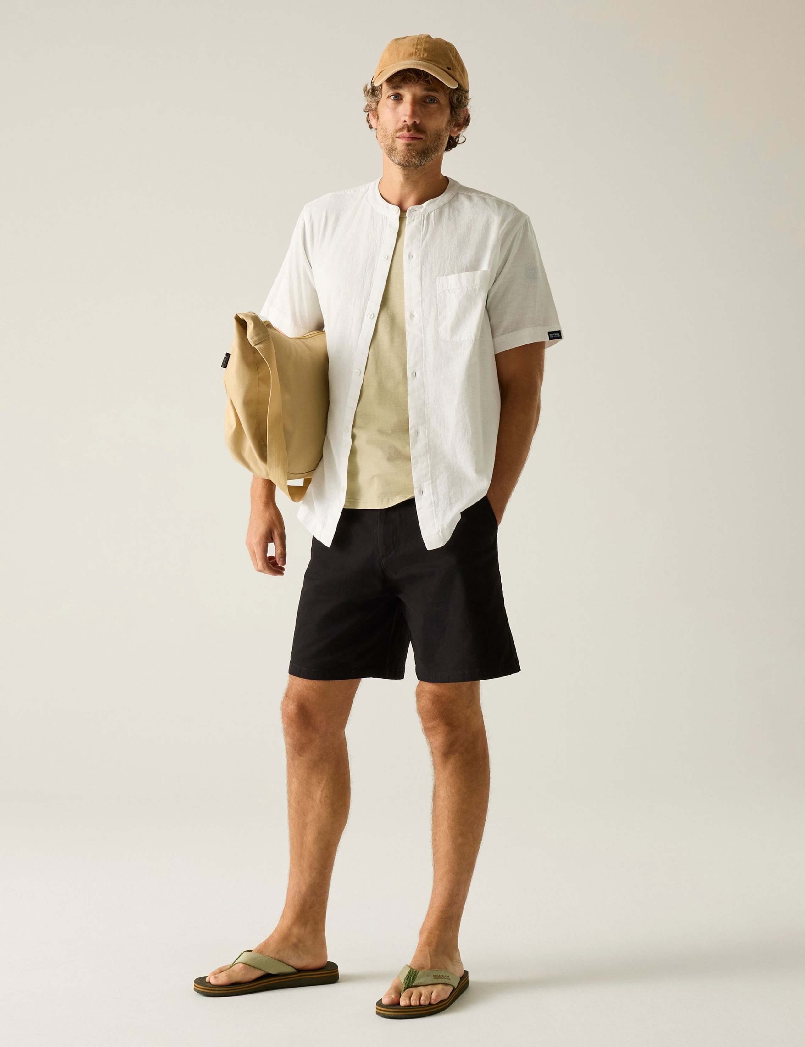 Lovrey Cotton Linen Blend Short Sleeve Shirt 3 of 5