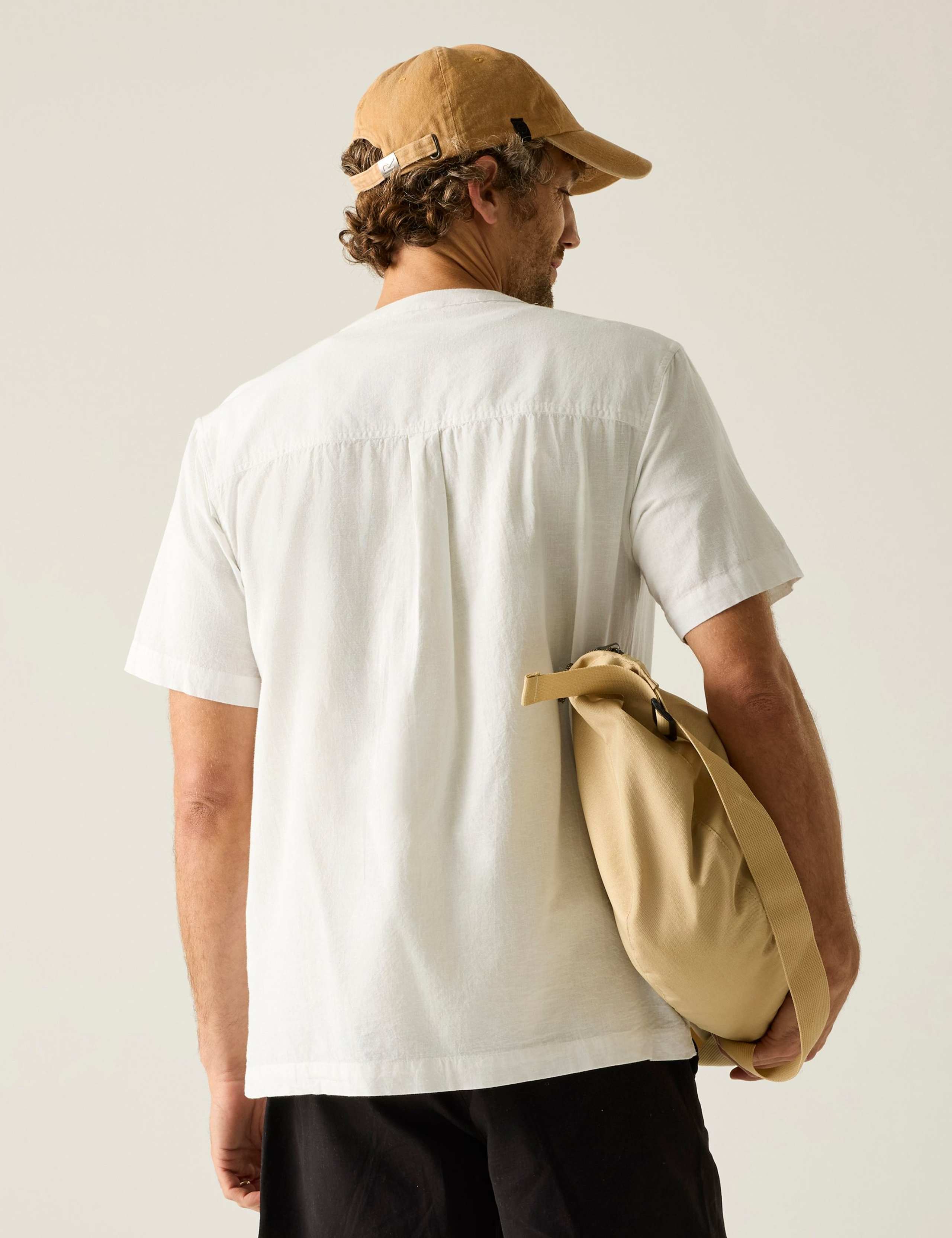 Lovrey Cotton Linen Blend Short Sleeve Shirt 5 of 5