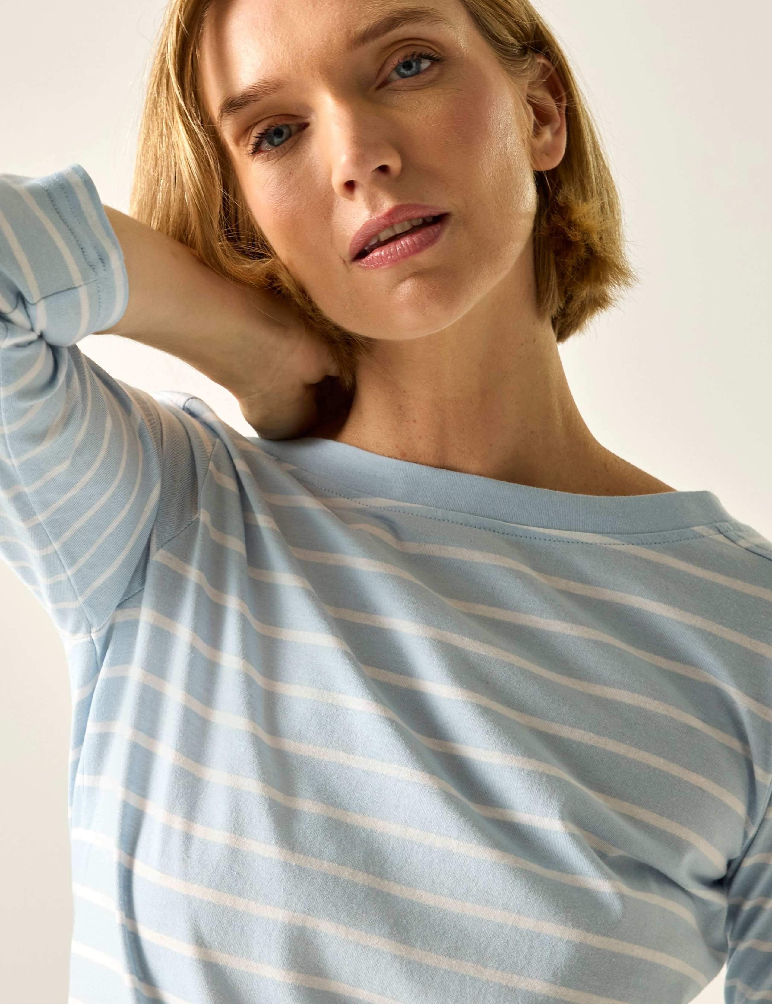 Bayletta II Cotton Rich Striped Top 4 of 6