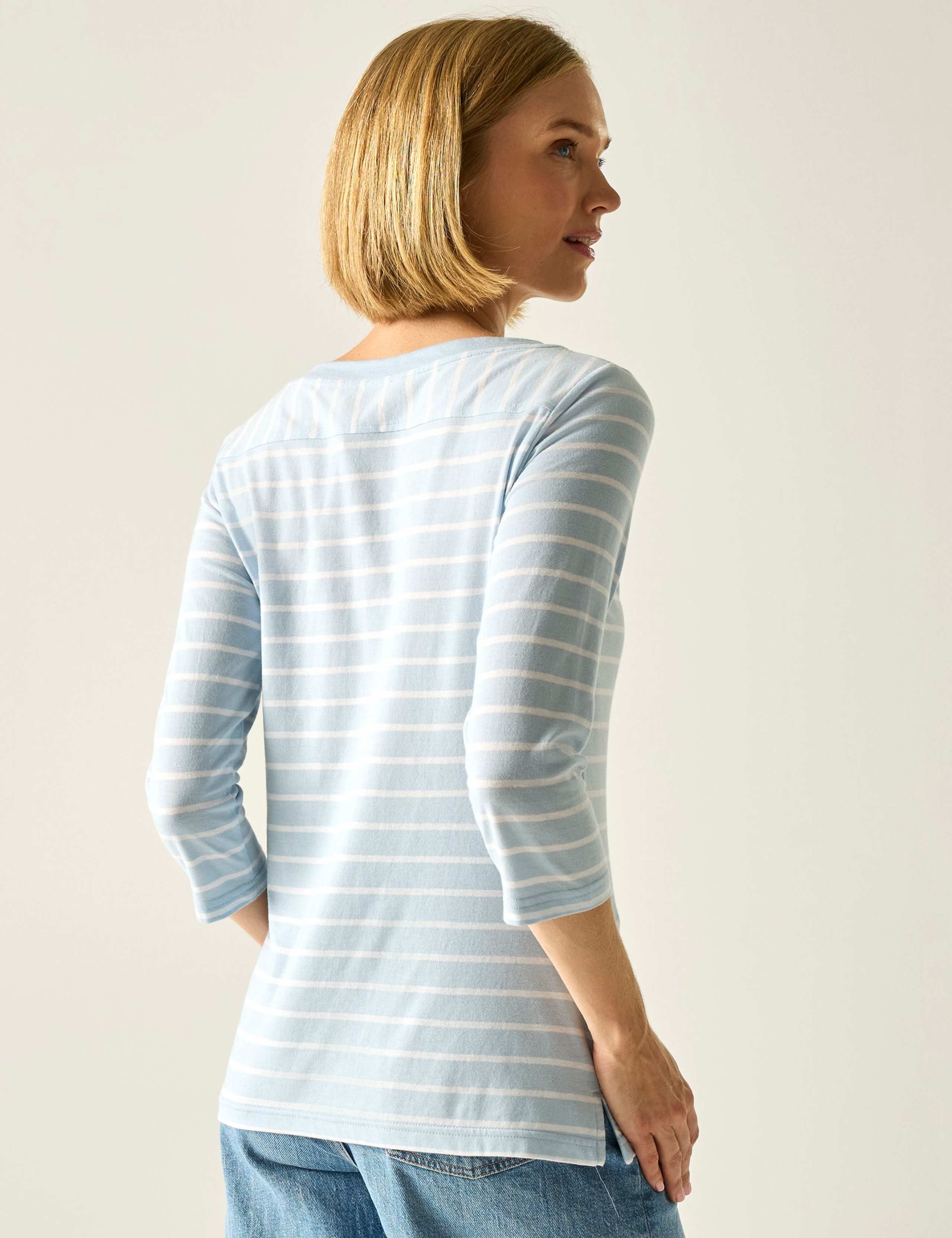 Bayletta II Cotton Rich Striped Top 6 of 6