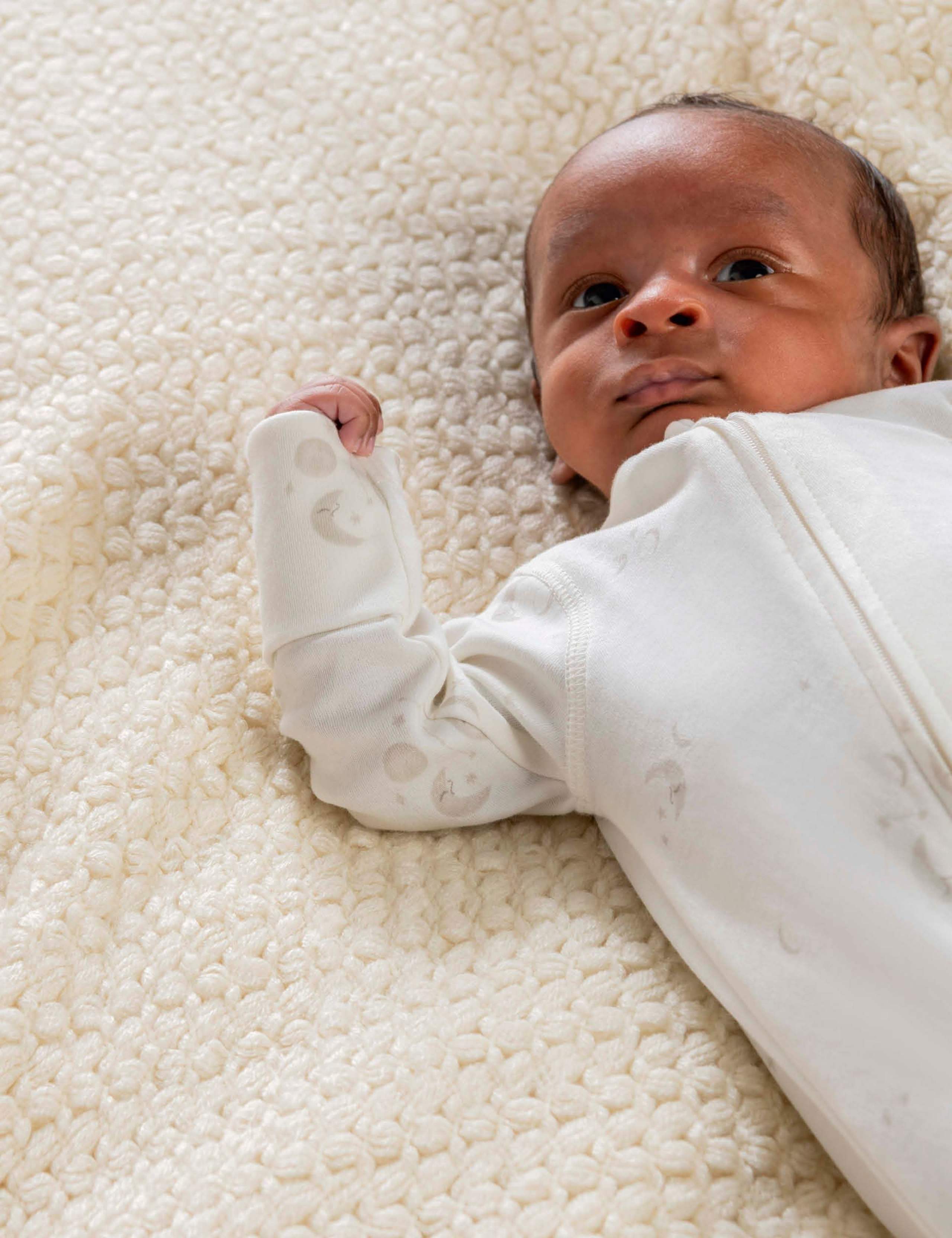Pure Cotton Celestial Print All in One (0-9 Mths) 4 of 7