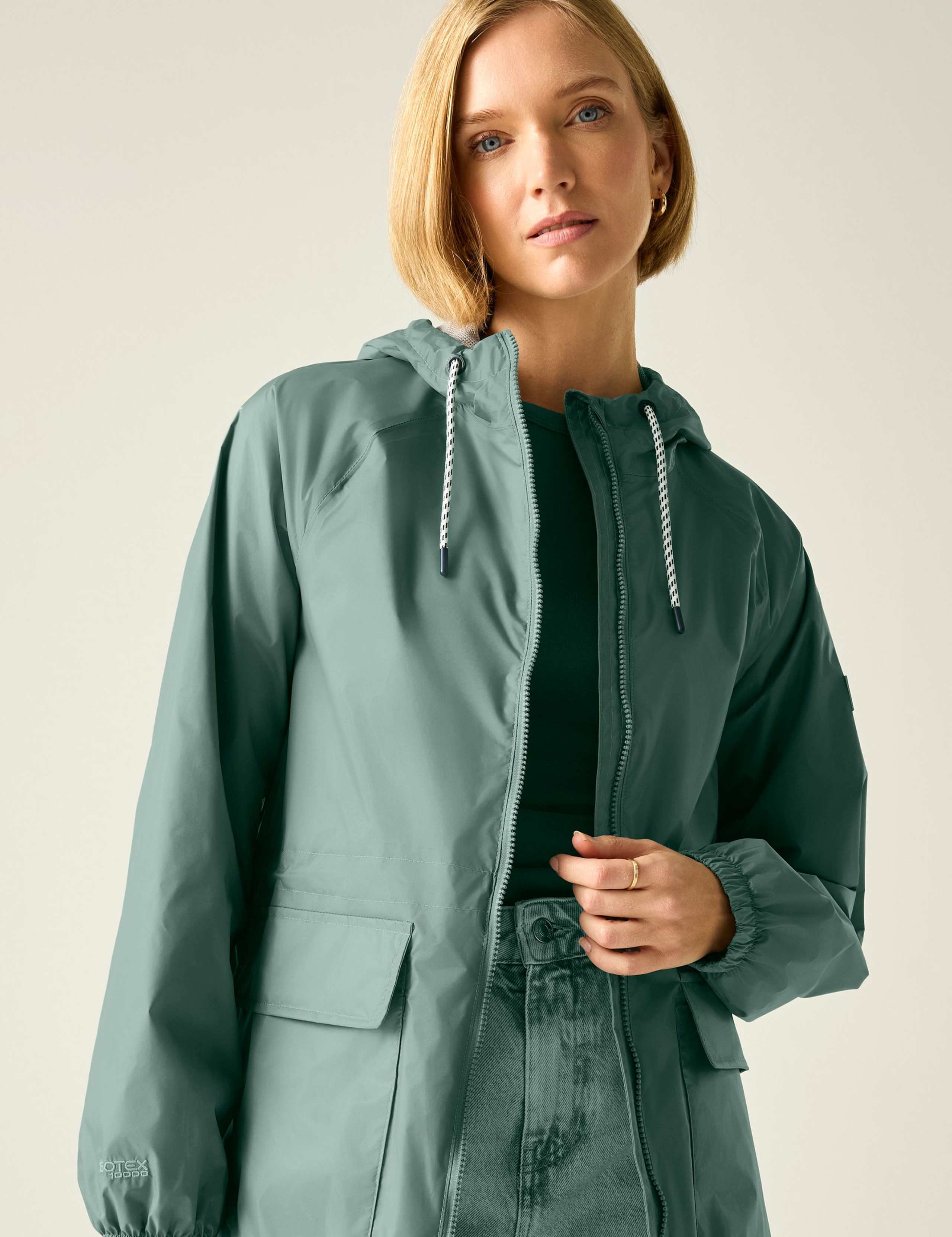 Brindle Printed Packaway Rain Jacket 3 of 6