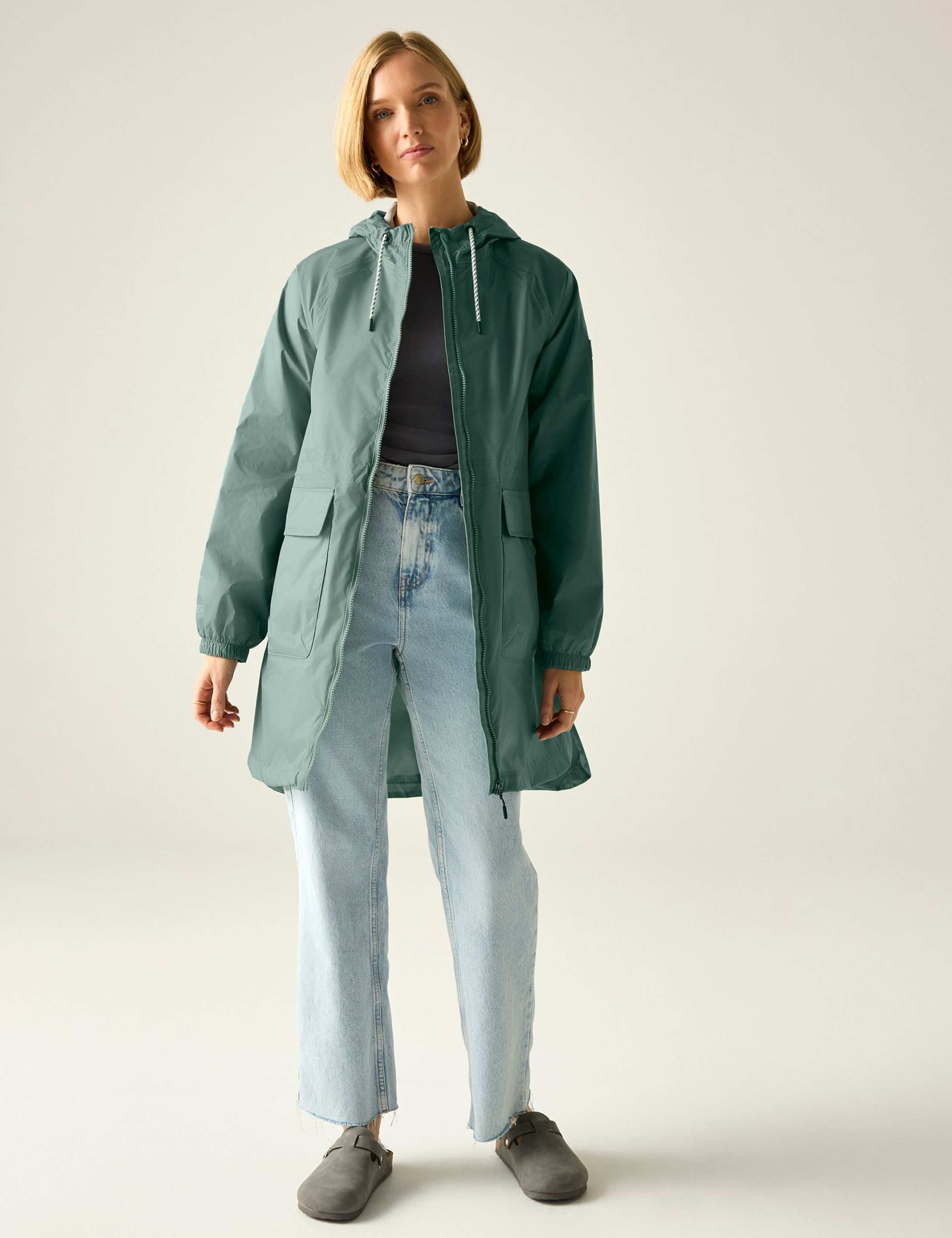 Brindle Printed Packaway Rain Jacket 6 of 6