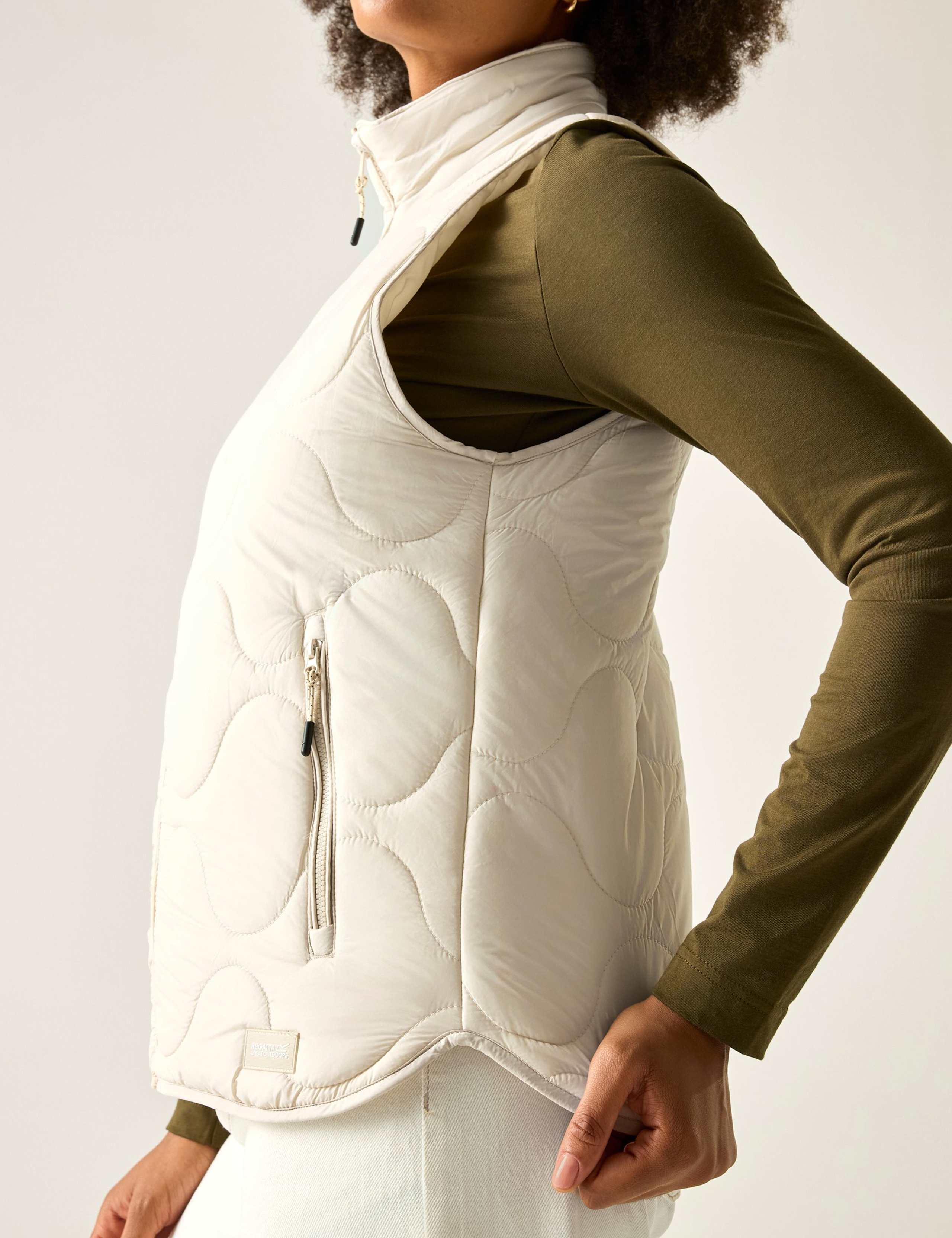 Carlotte Quilted Funnel Neck Gilet 4 of 6