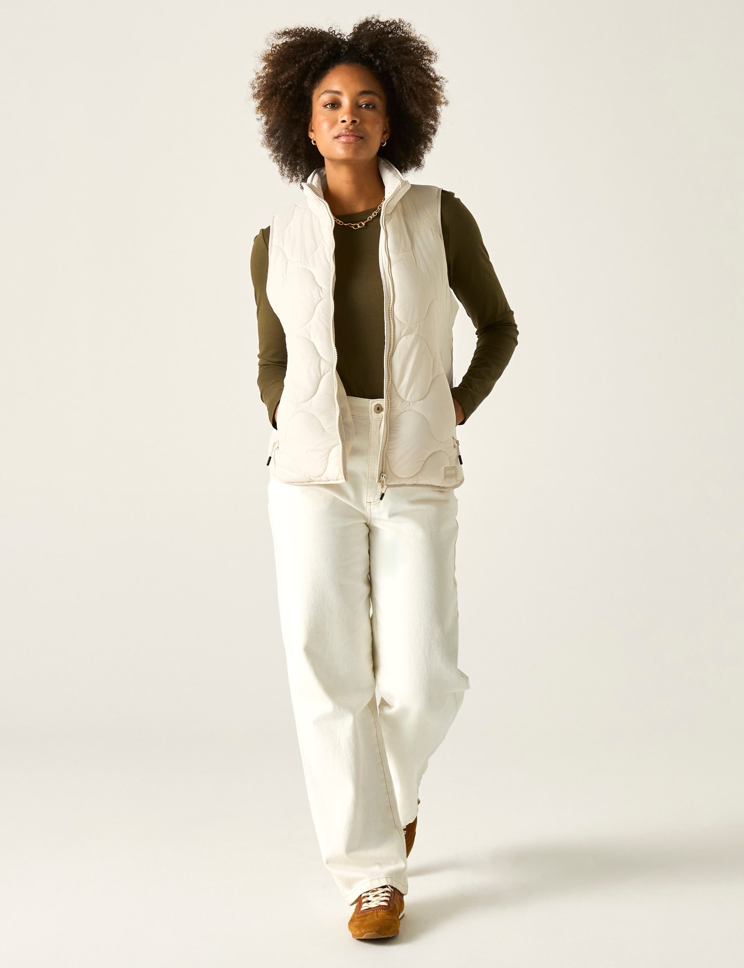 Carlotte Quilted Funnel Neck Gilet 6 of 6