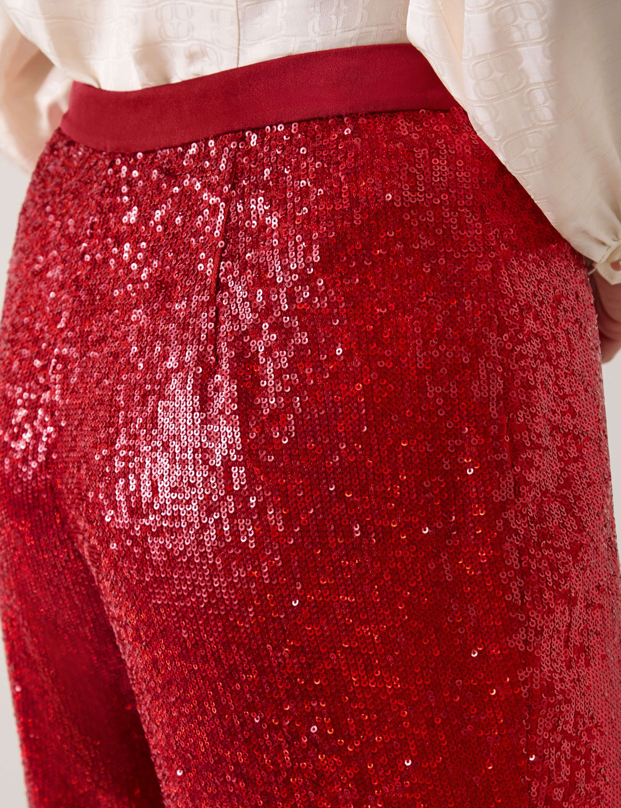 Sequin Embellished Wide Leg Trousers 5 of 5
