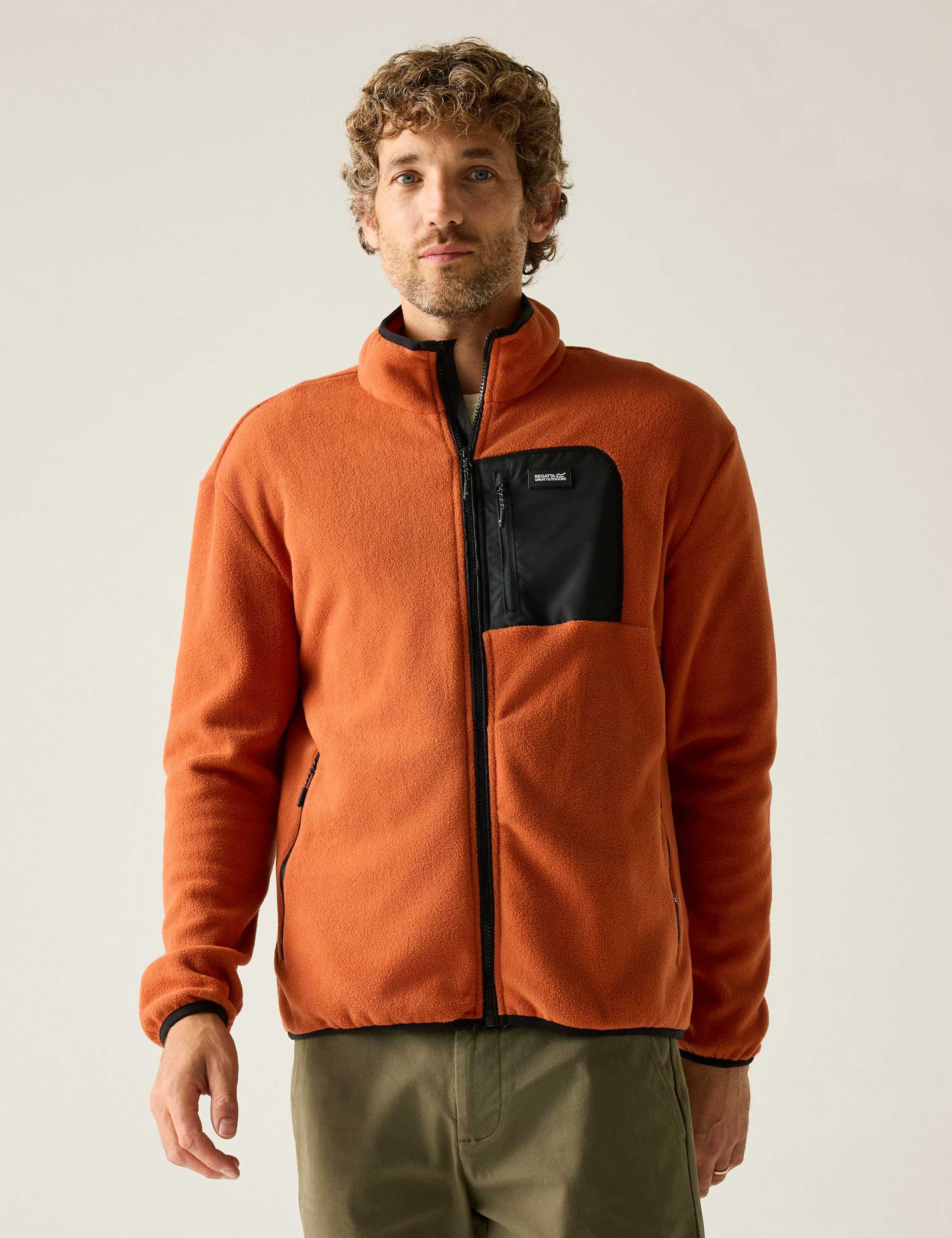 Frankie Fleece Funnel Neck Zip Up Jacket 1 of 5