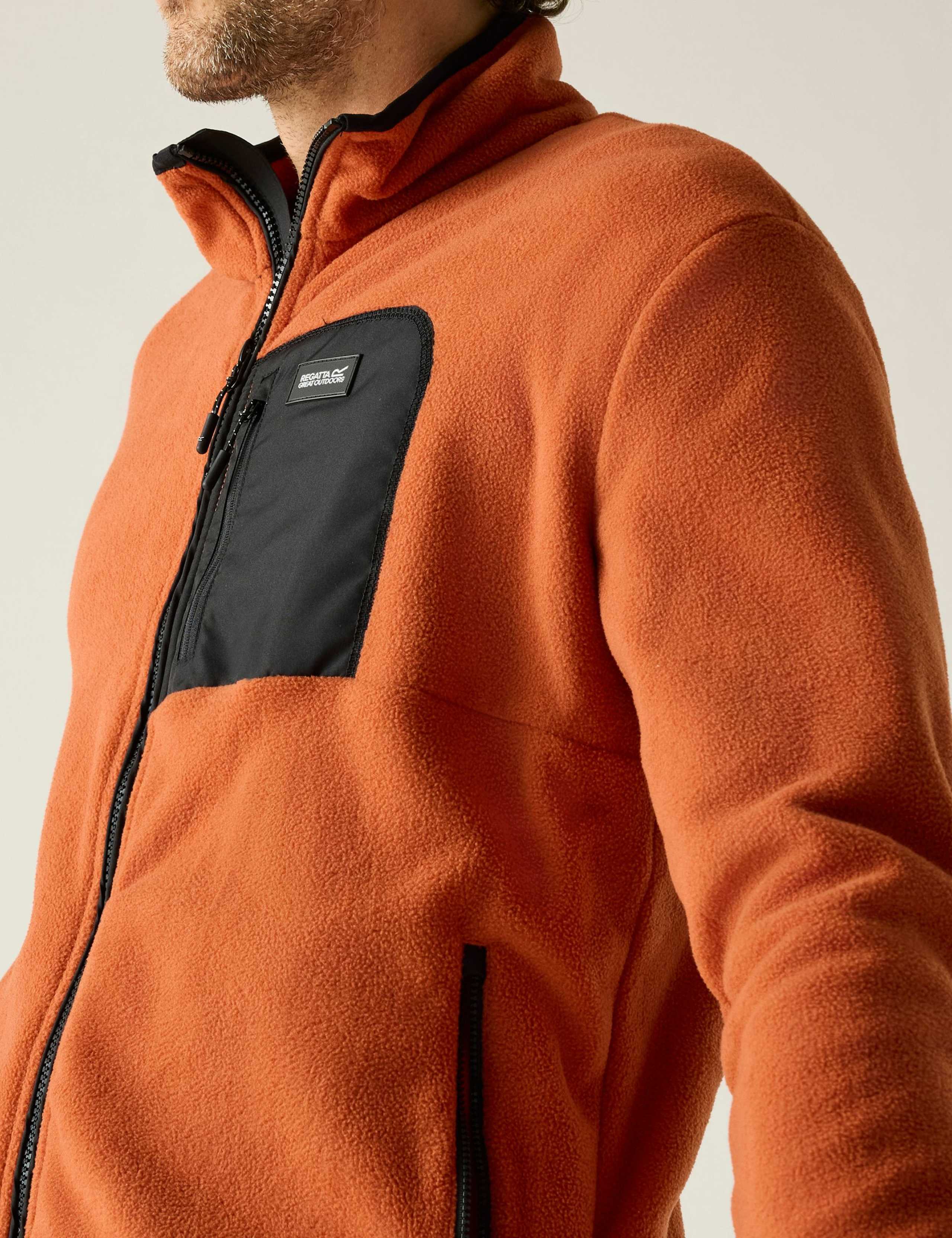 Frankie Fleece Funnel Neck Zip Up Jacket 4 of 5