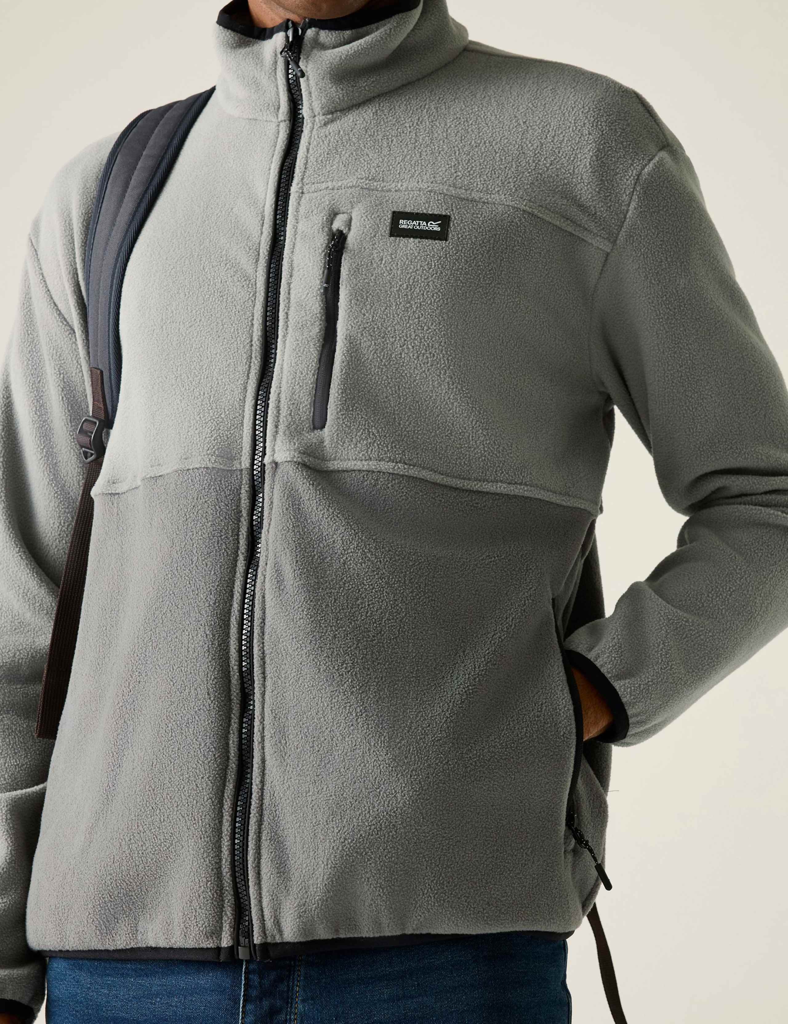 Frankie Colour Block Zip Up Fleece 4 of 5