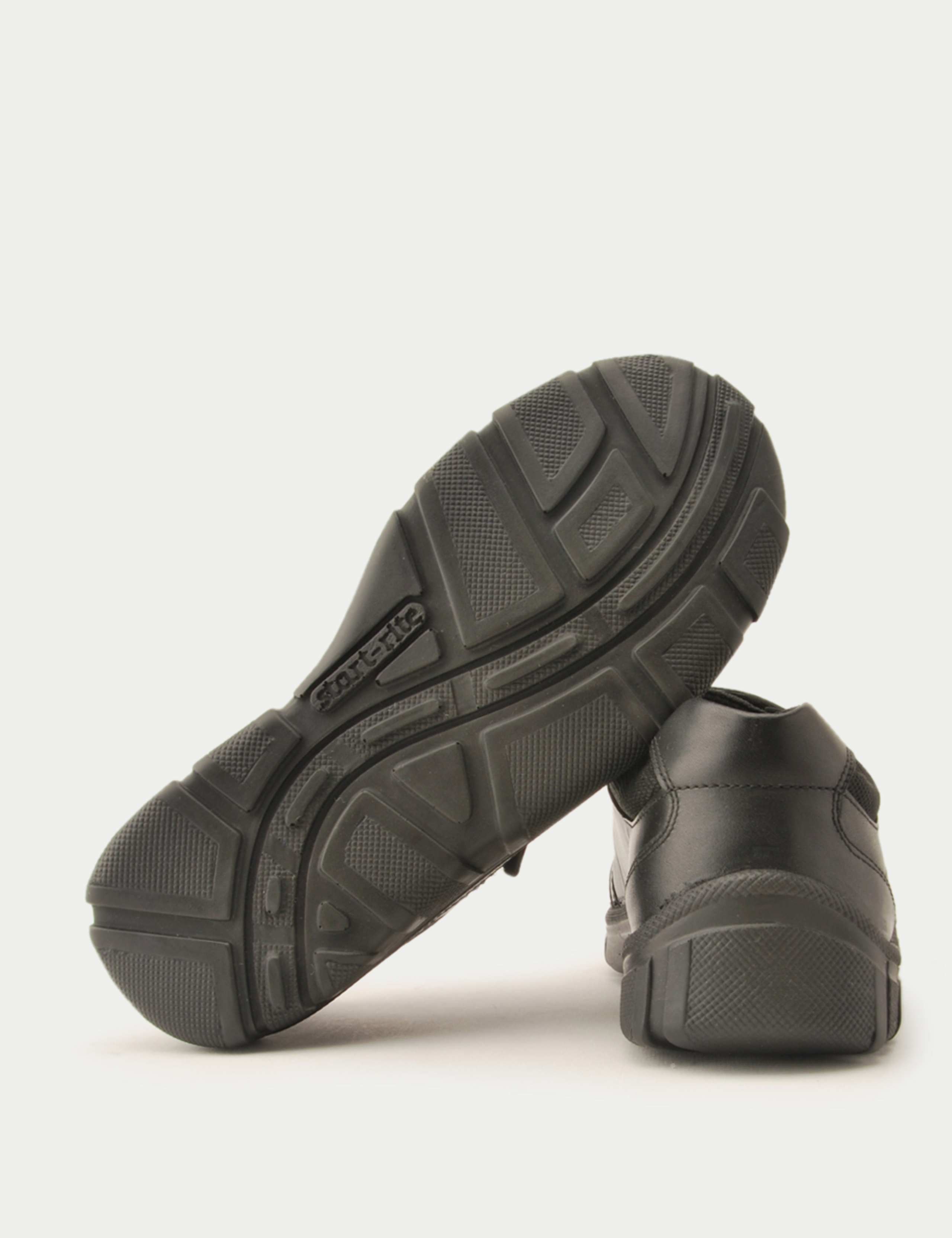 Kids' Leather Riptape School Shoes (9 Small - 3½ Large) 4 of 4