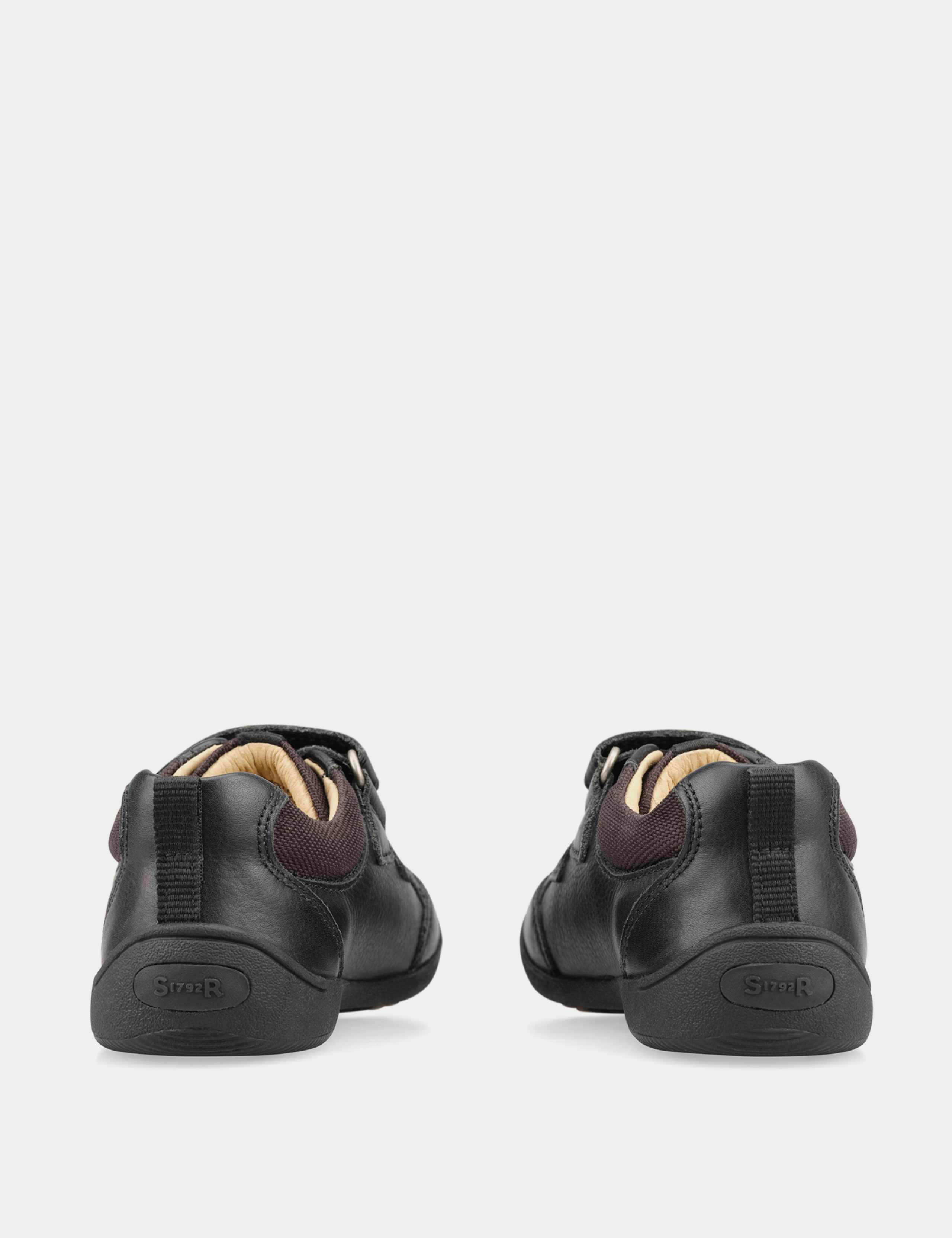 Kids' Leather Riptape Schoolwear Shoes (3 Small - 10.5 Small) 5 of 6