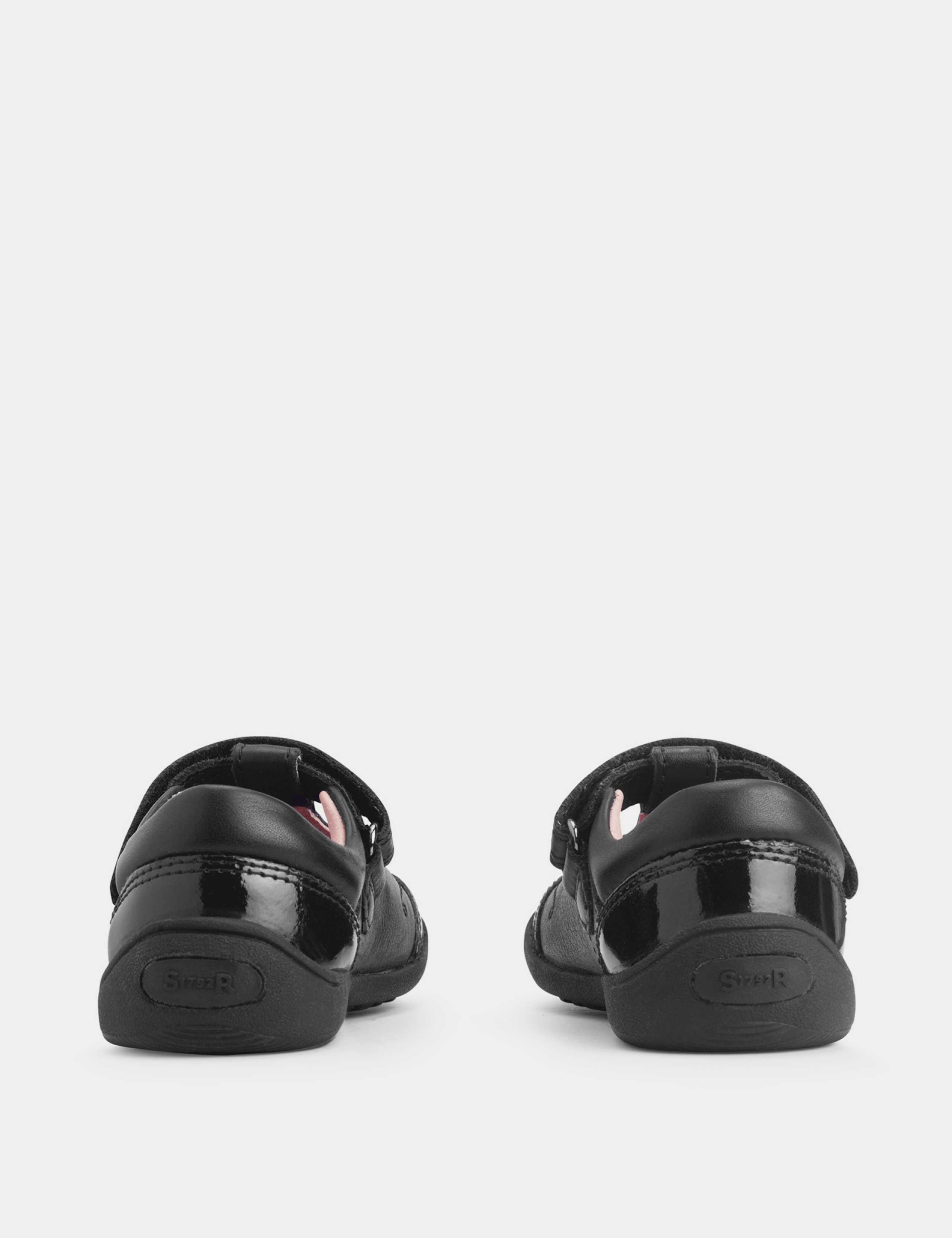 Kids' Leather Riptape School Shoes (6 Small-10½ Small) 5 of 6