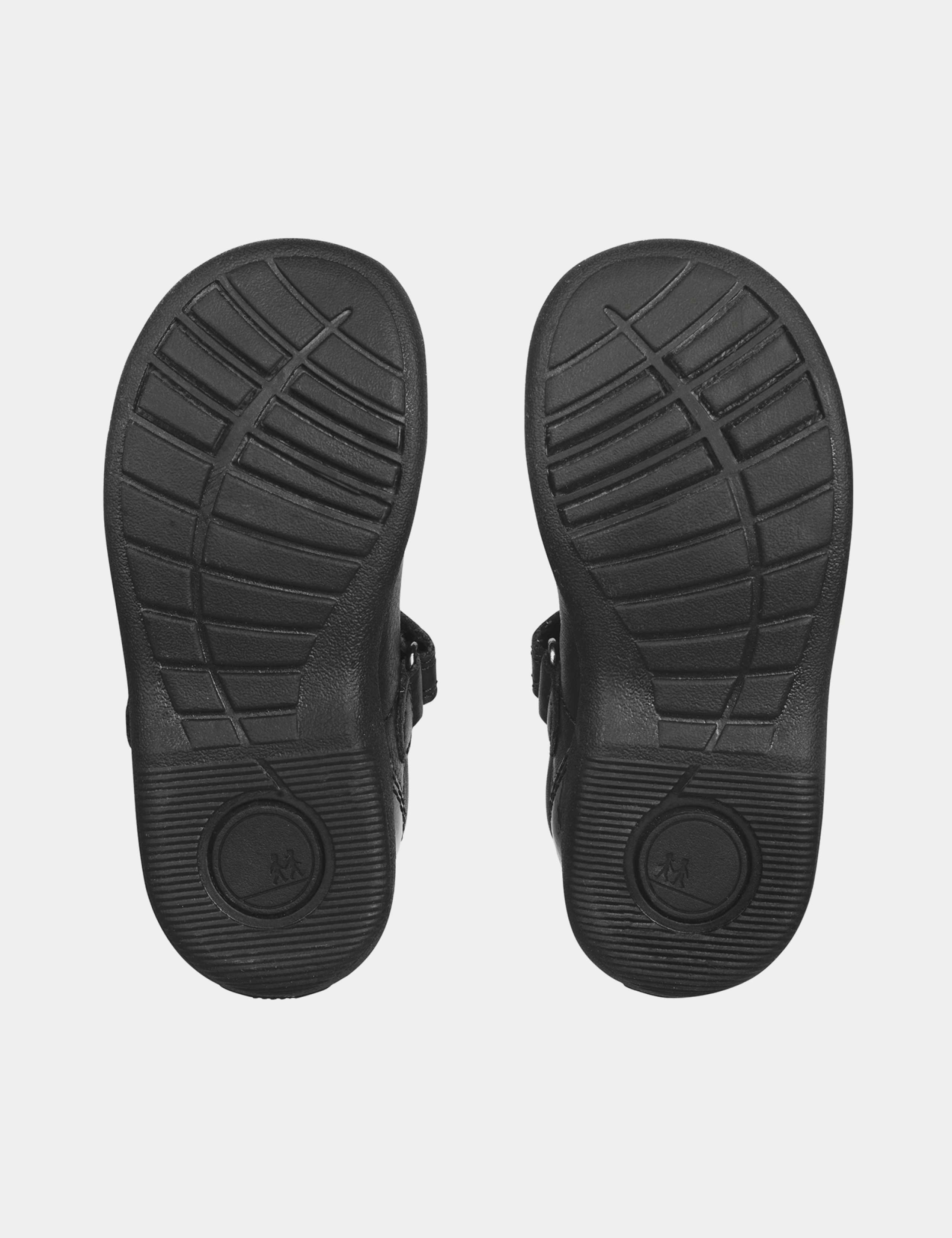 Kids' Leather Riptape School Shoes (6 Small-10½ Small) 6 of 6