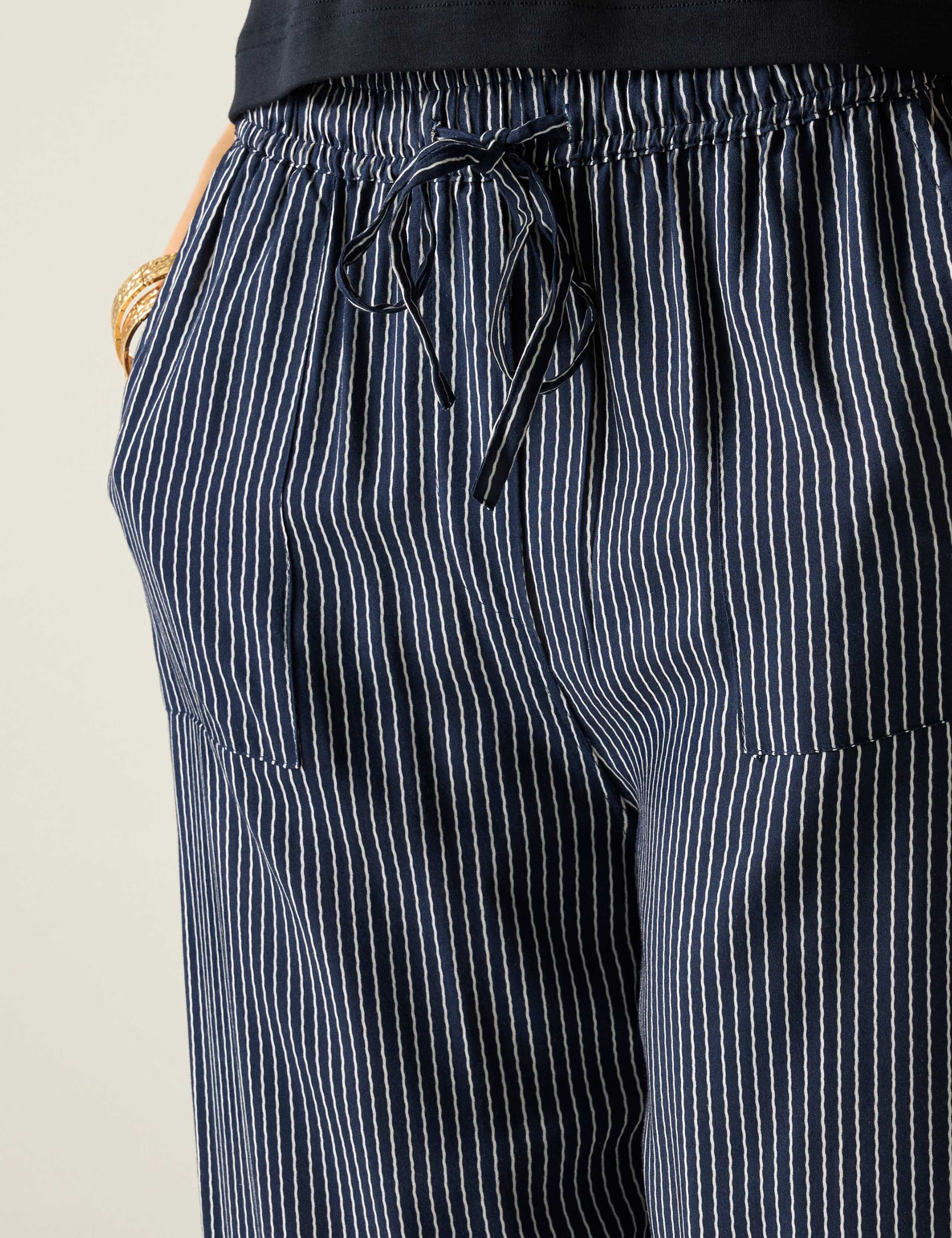 Elbrie Striped Straight Leg Trousers 4 of 5