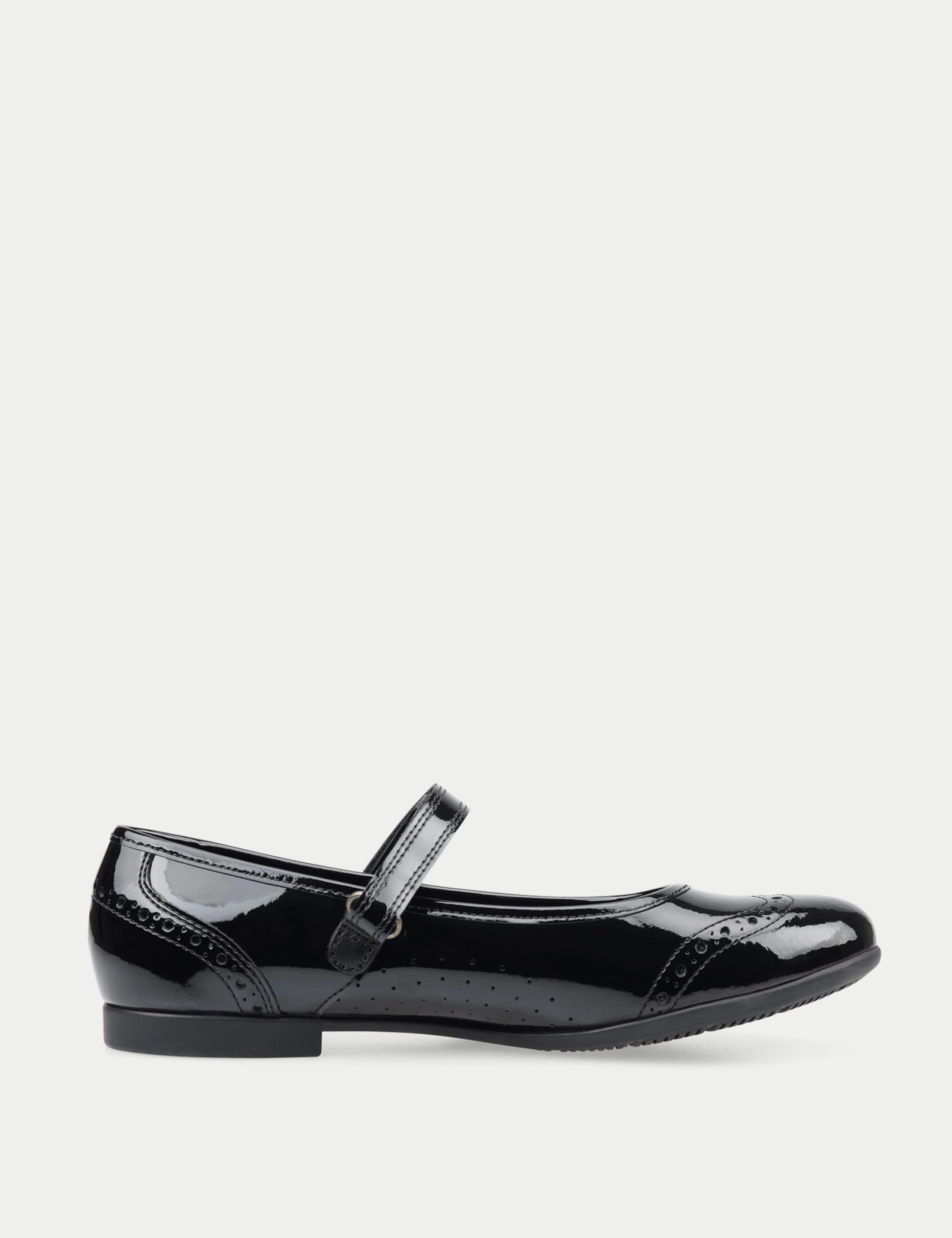 Kids' Patent Leather Riptape School Shoes (1 Large - 8 Large) 4 of 6