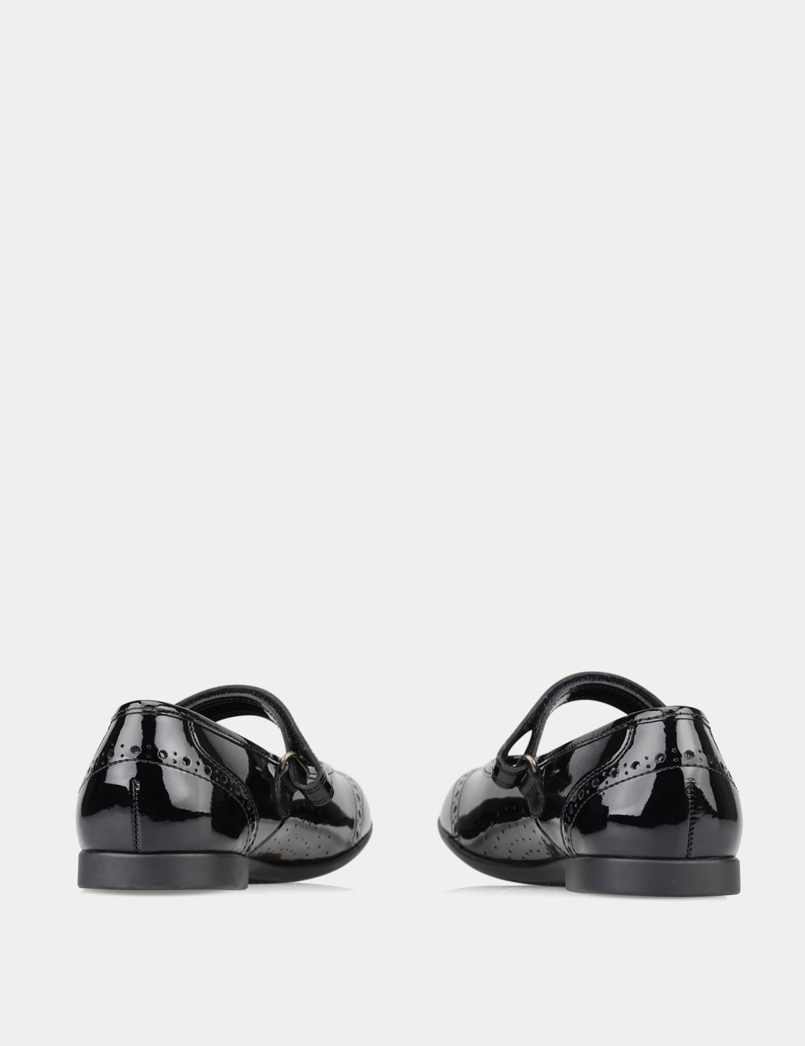 Kids' Patent Leather Riptape School Shoes (1 Large - 8 Large) 5 of 6