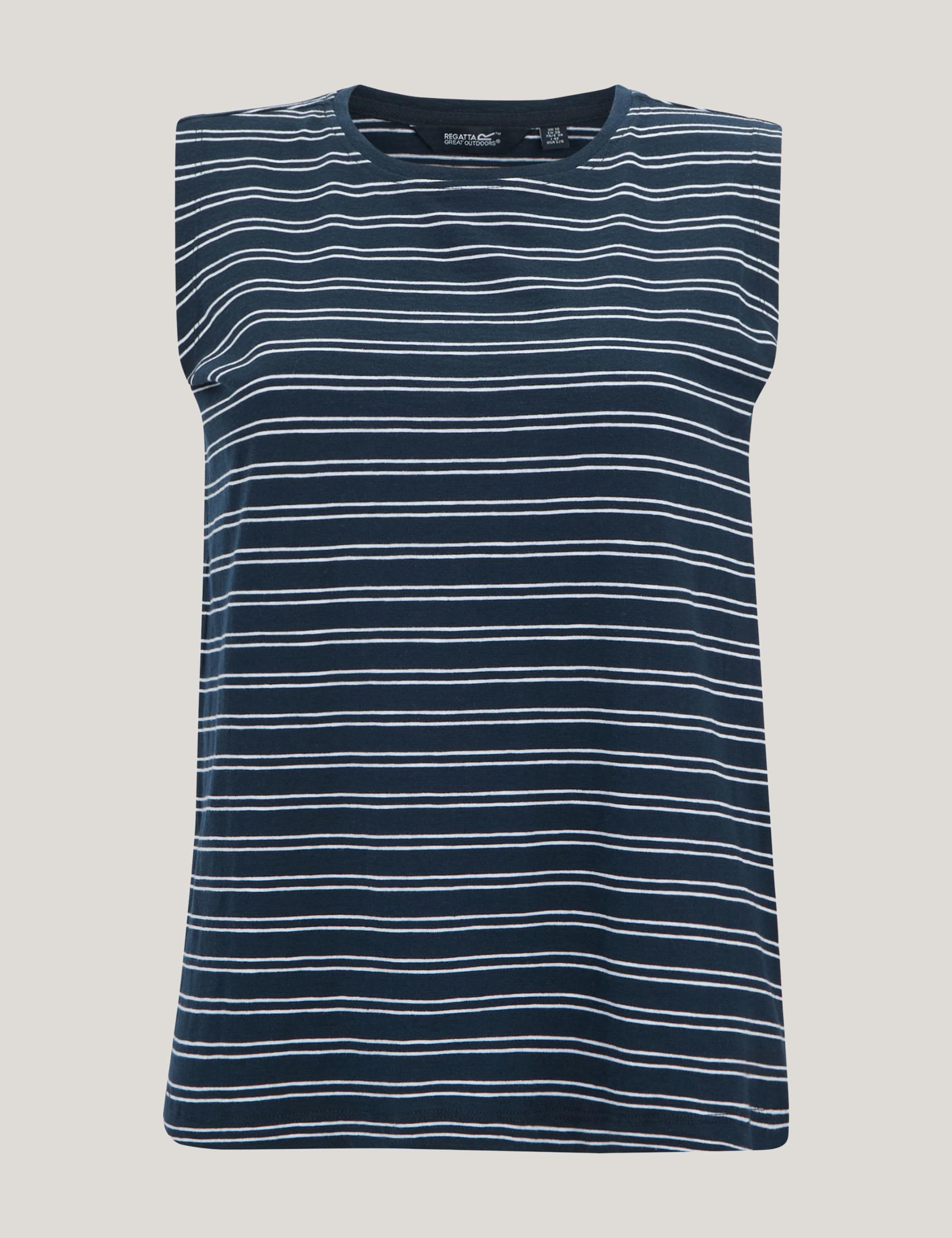 Fariene Pure Cotton Striped Vest Top 2 of 5