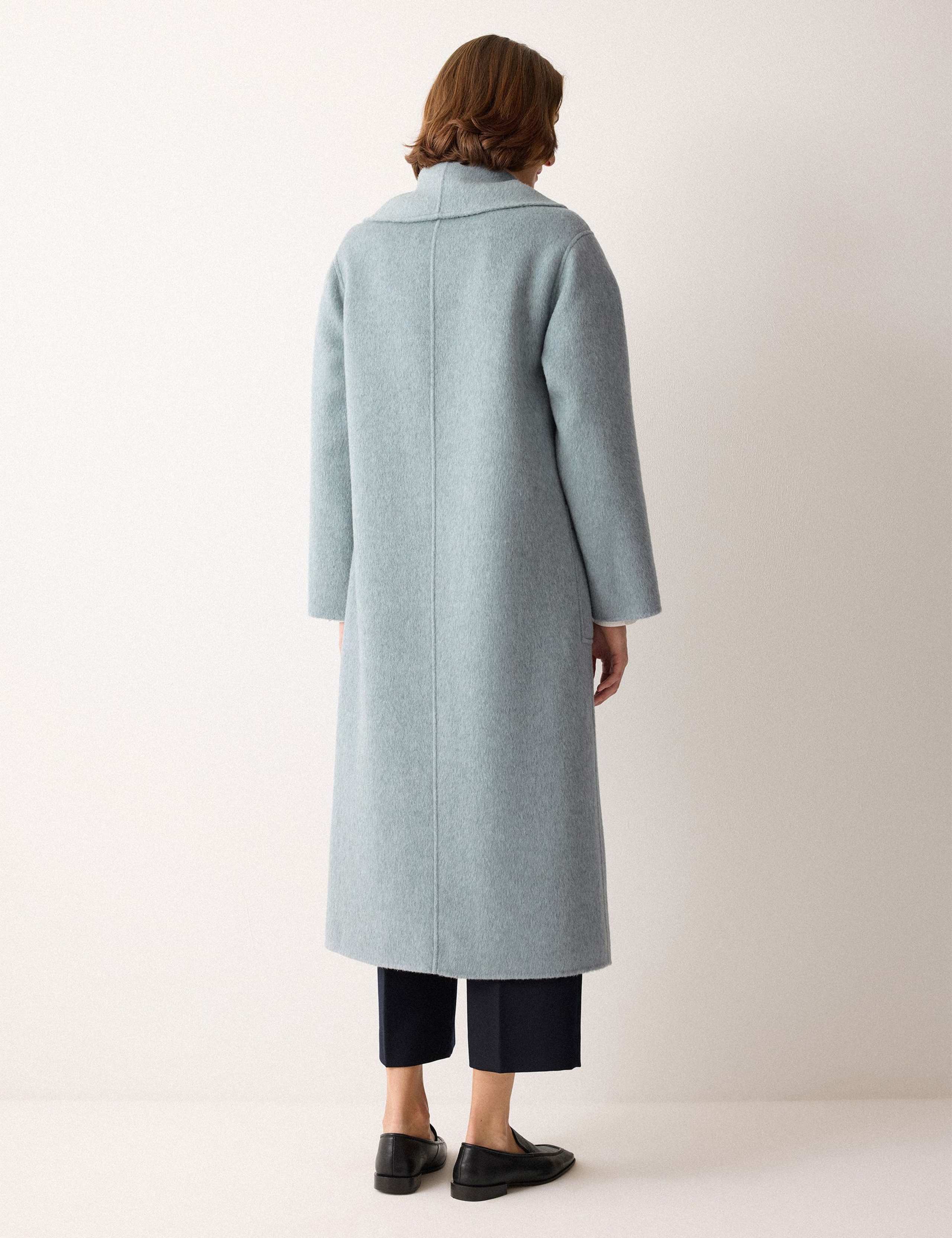 Double Faced Pure Wool Shawl Collar Coat 2 of 7