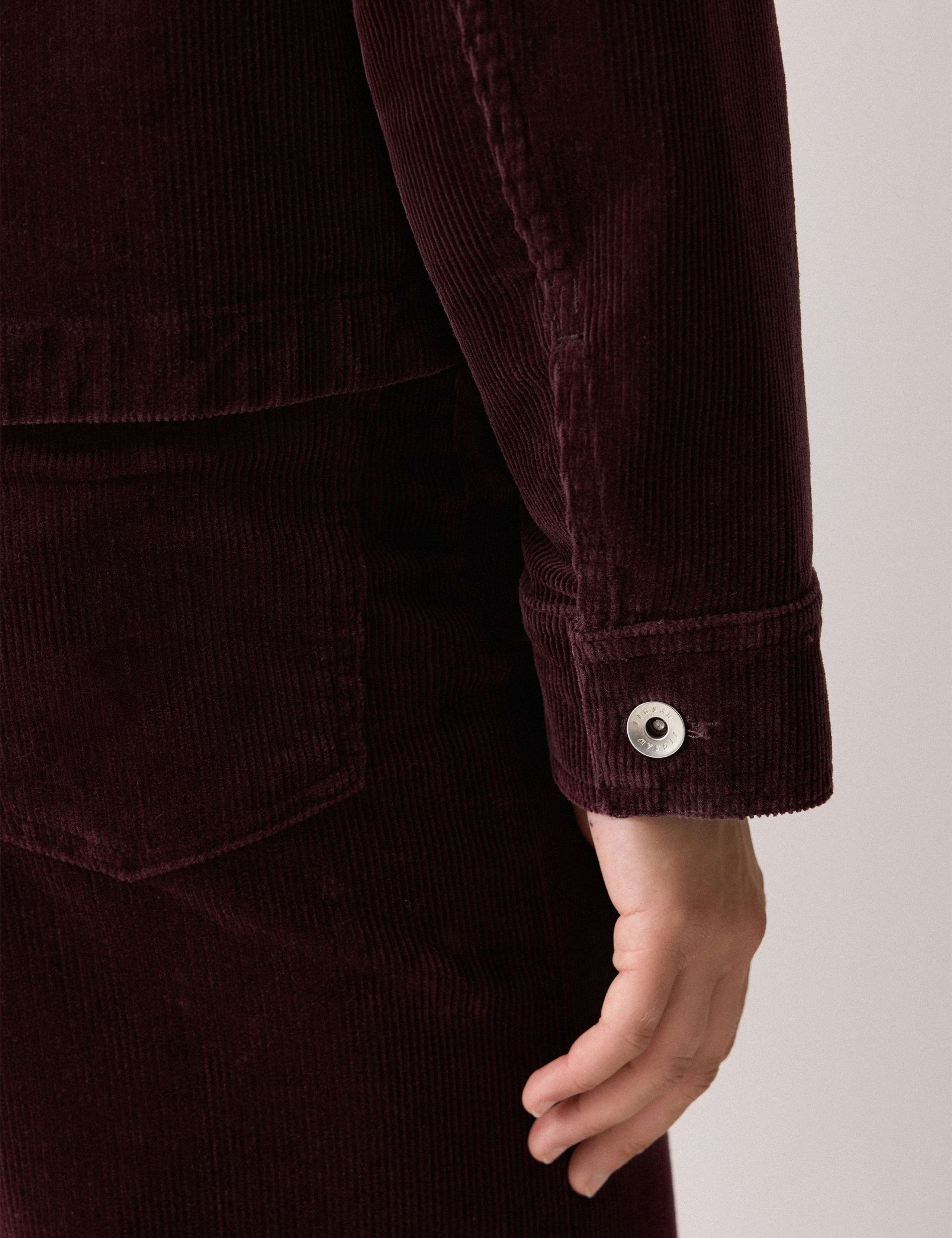 Cord Collared Patch Pocket Trucker Jacket 6 of 7