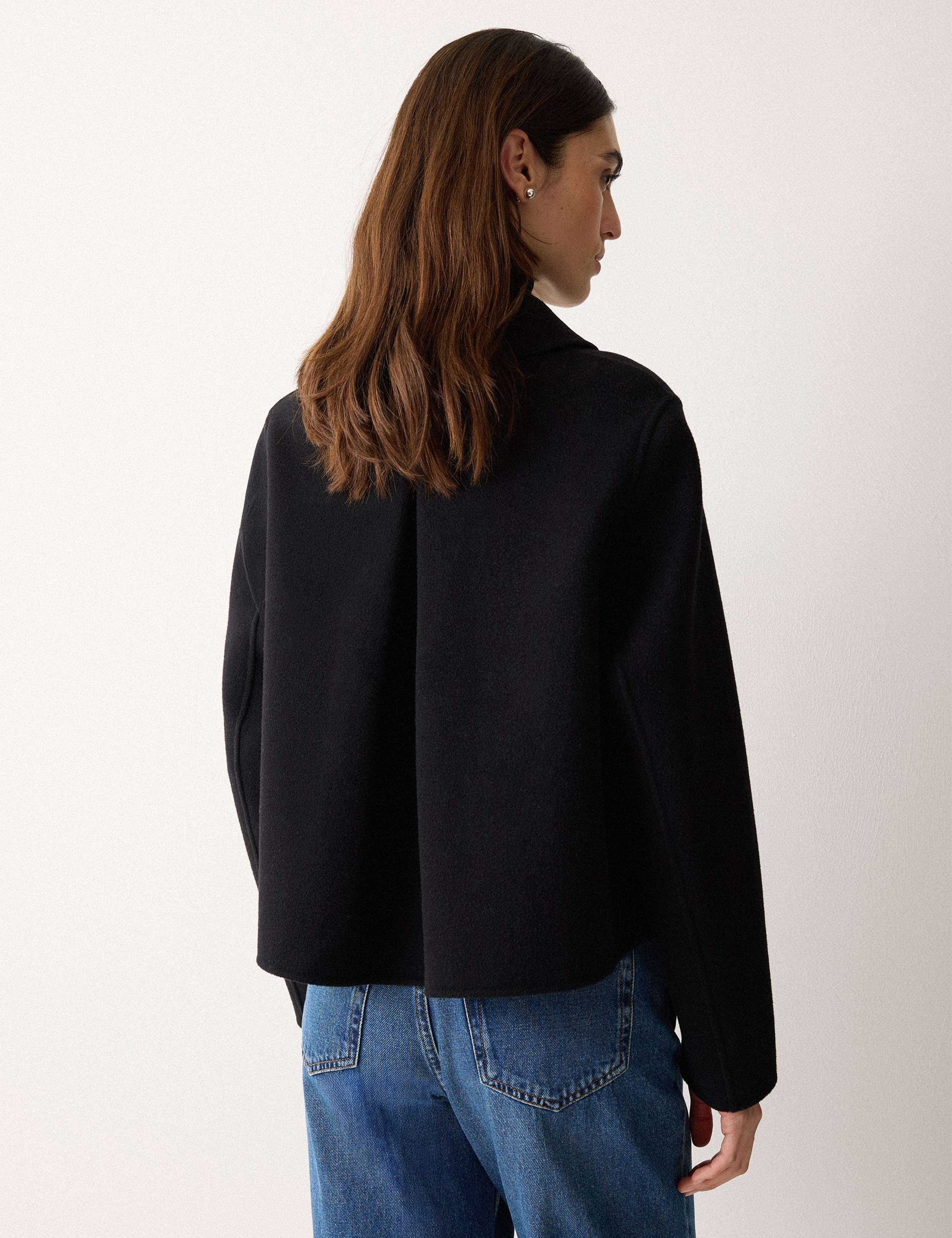 Double Faced Wool Rich Short Jacket 6 of 6