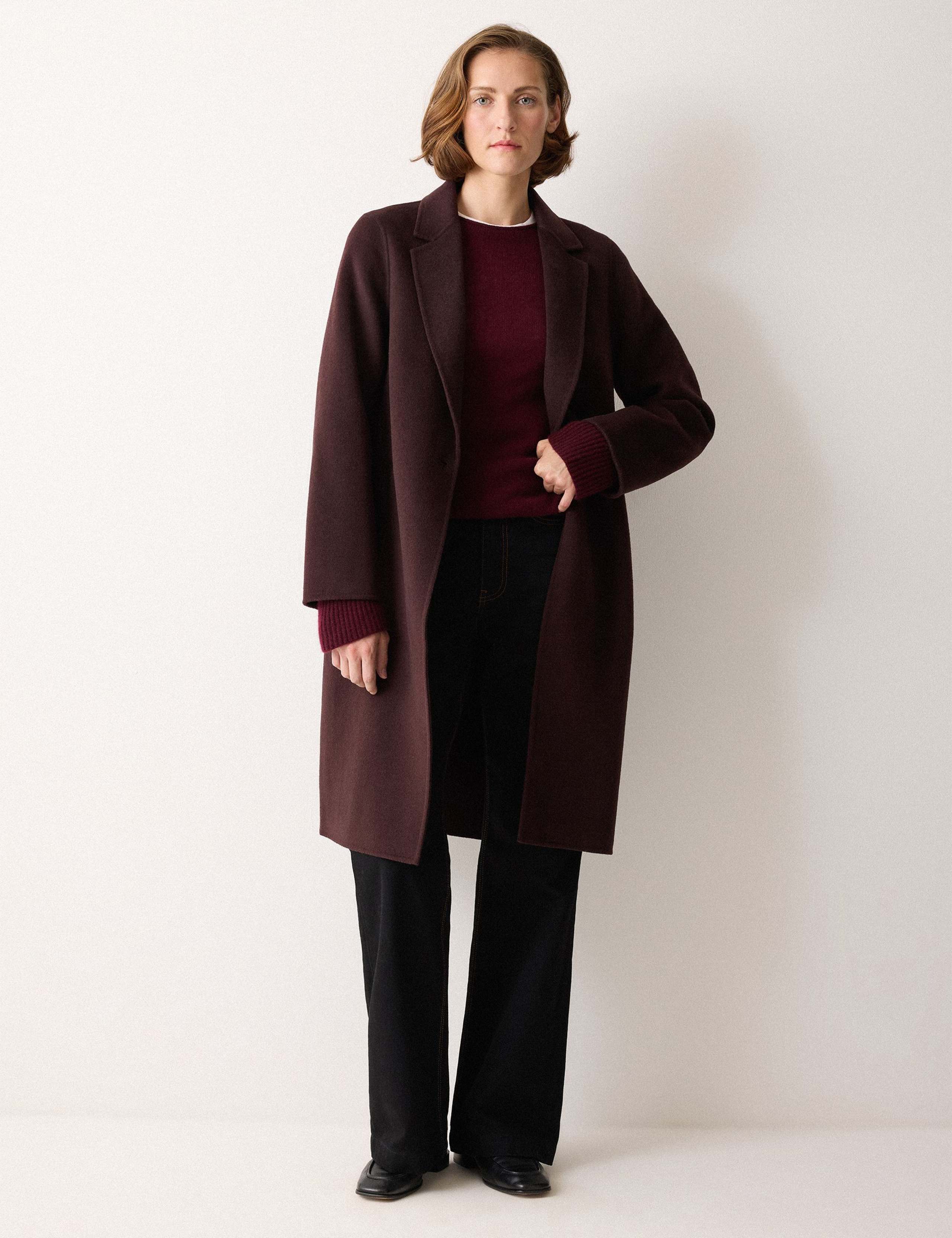 Double Faced Wool Rich Tailored Coat 4 of 7