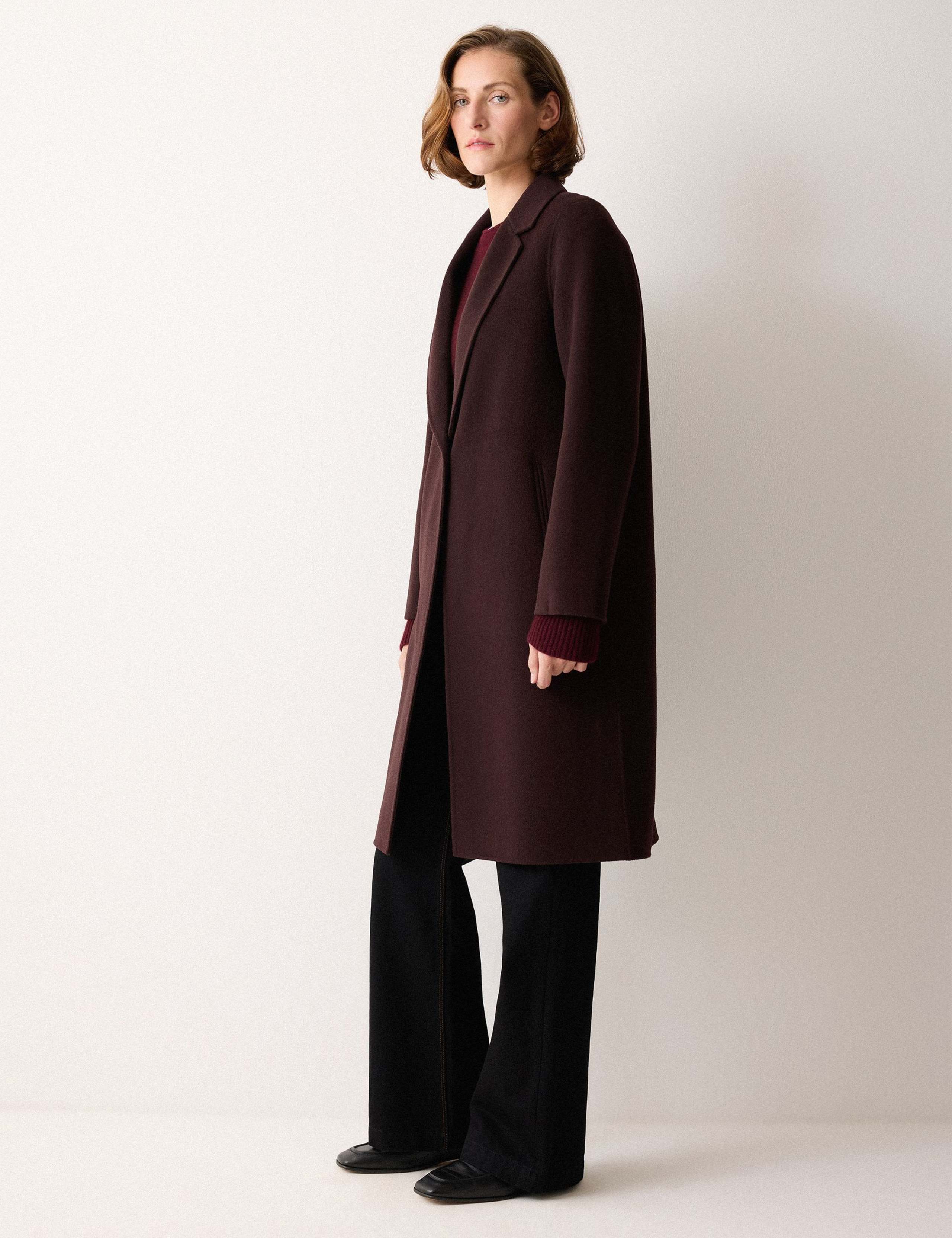 Double Faced Wool Rich Tailored Coat 6 of 7