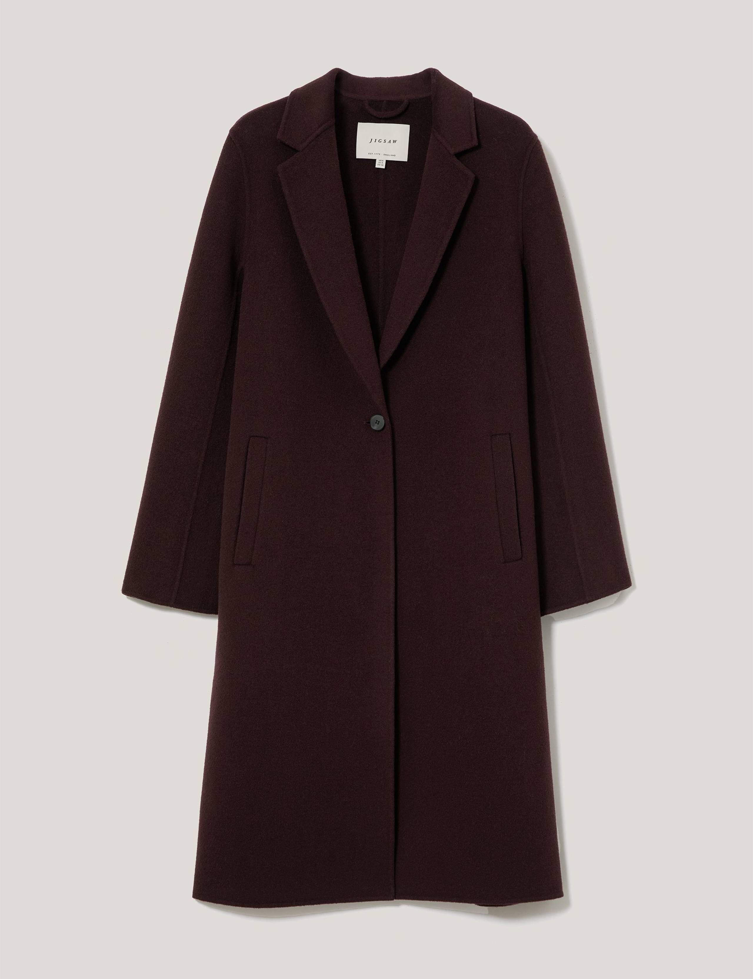 Double Faced Wool Rich Tailored Coat 7 of 7