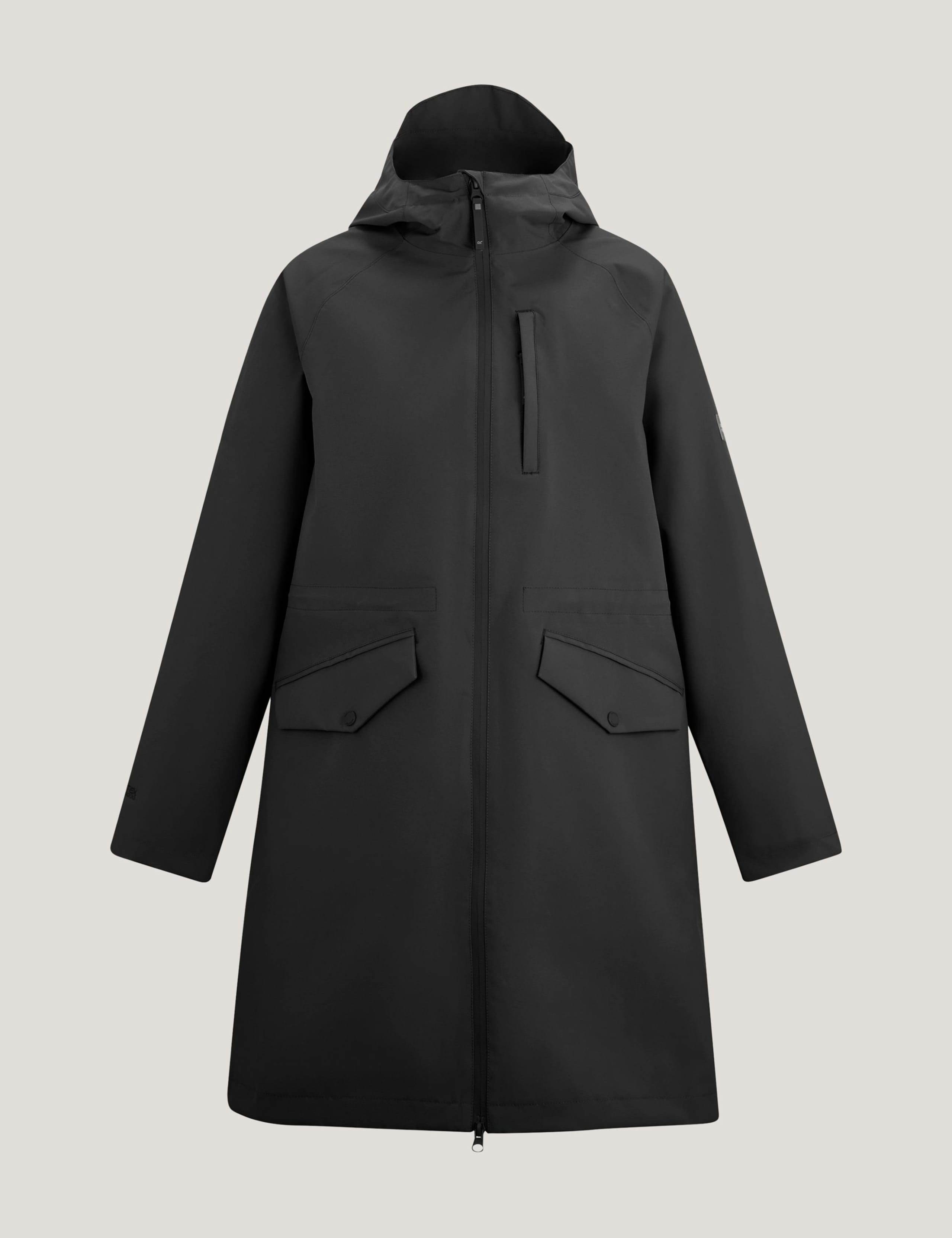 Levita Hooded Oversized Longline Raincoat 2 of 10